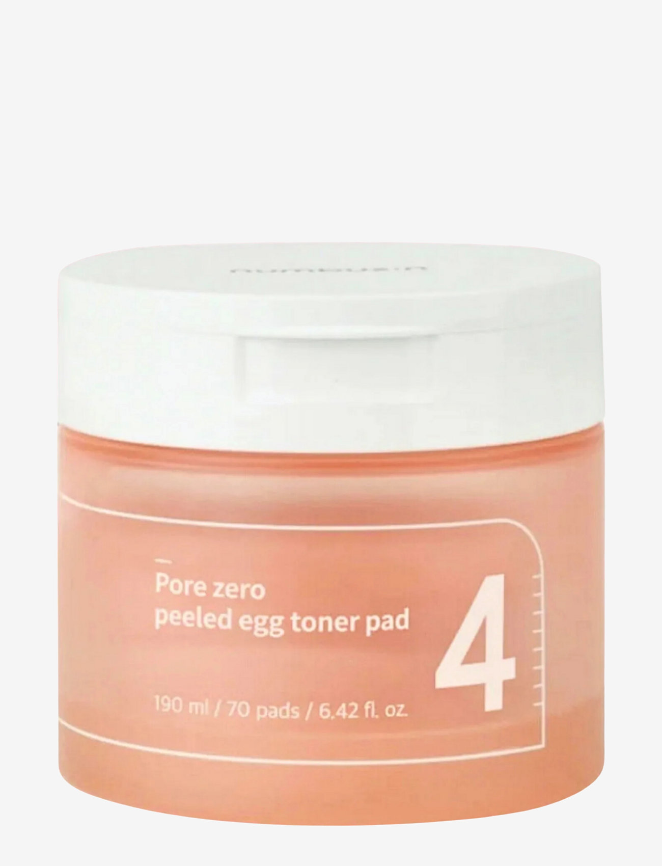 Numbuzin - No.4 Pore Zero Peeled Egg Toner Pad - toner pads - clear - 1