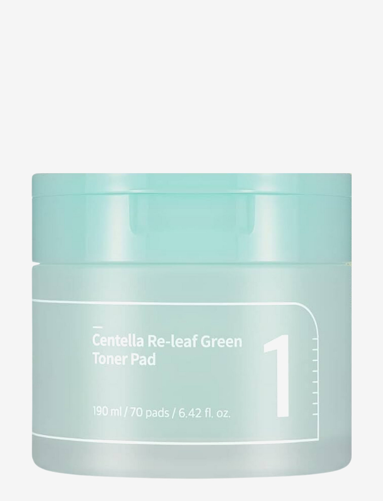 Numbuzin - No.1 Centella Re-Leaf Green Toner Pad - toner pads - clear - 1