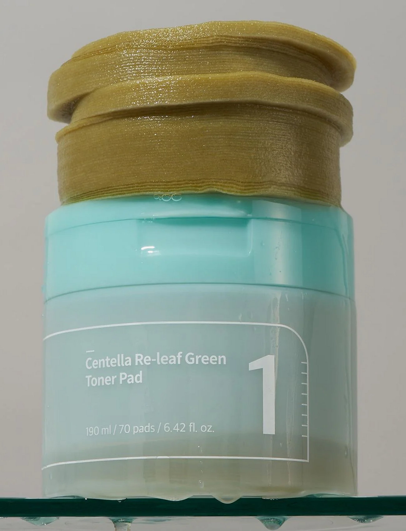 Numbuzin - No.1 Centella Re-Leaf Green Toner Pad - toner pads - clear - 2
