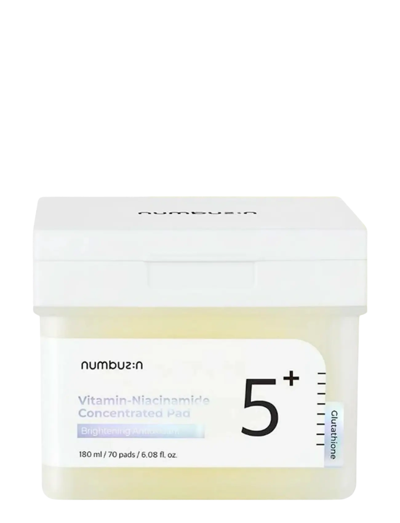Numbuzin No.5 Vitamin-Niacinamide Concentrated Pad, Toner, Nude, Str: 70 PCS