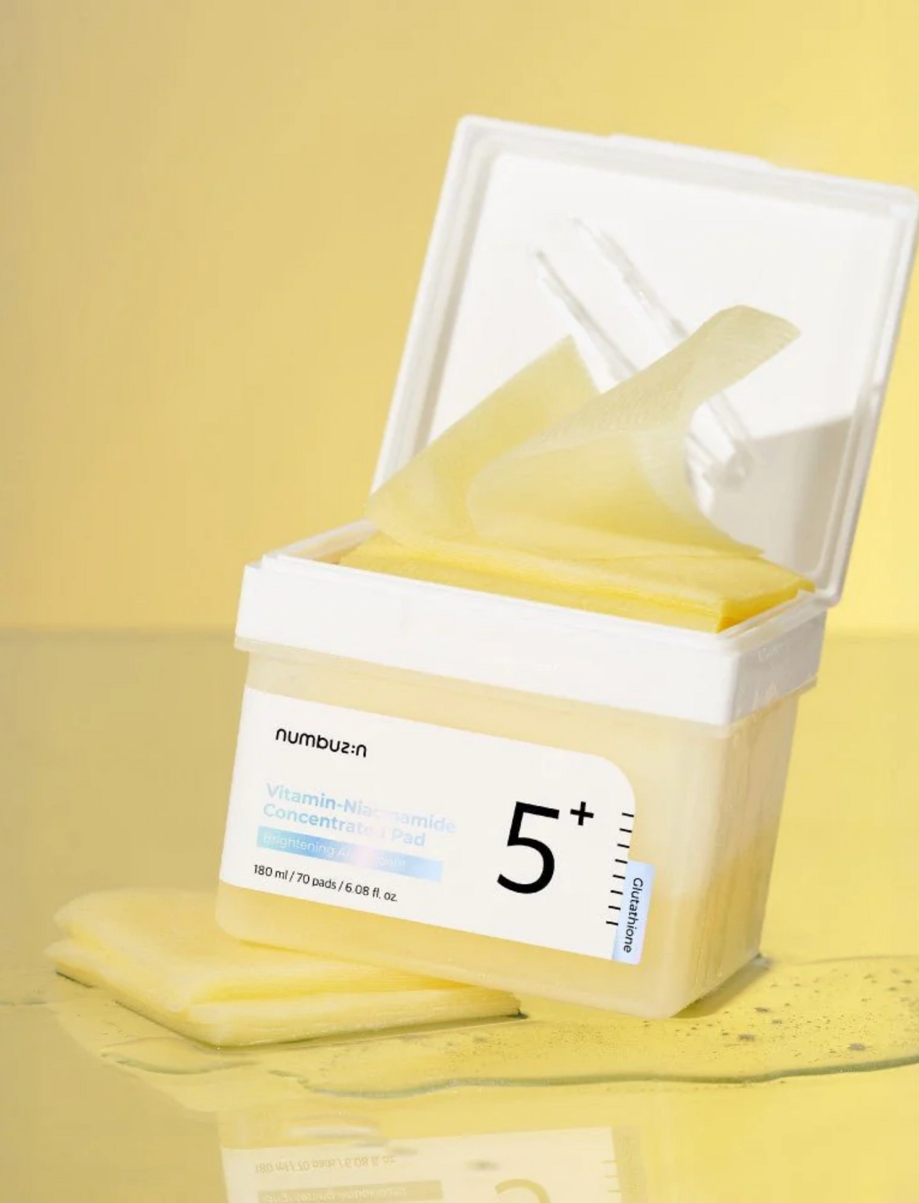 Numbuzin - No.5 Vitamin-Niacinamide Concentrated Pad - toner pads - clear - 3