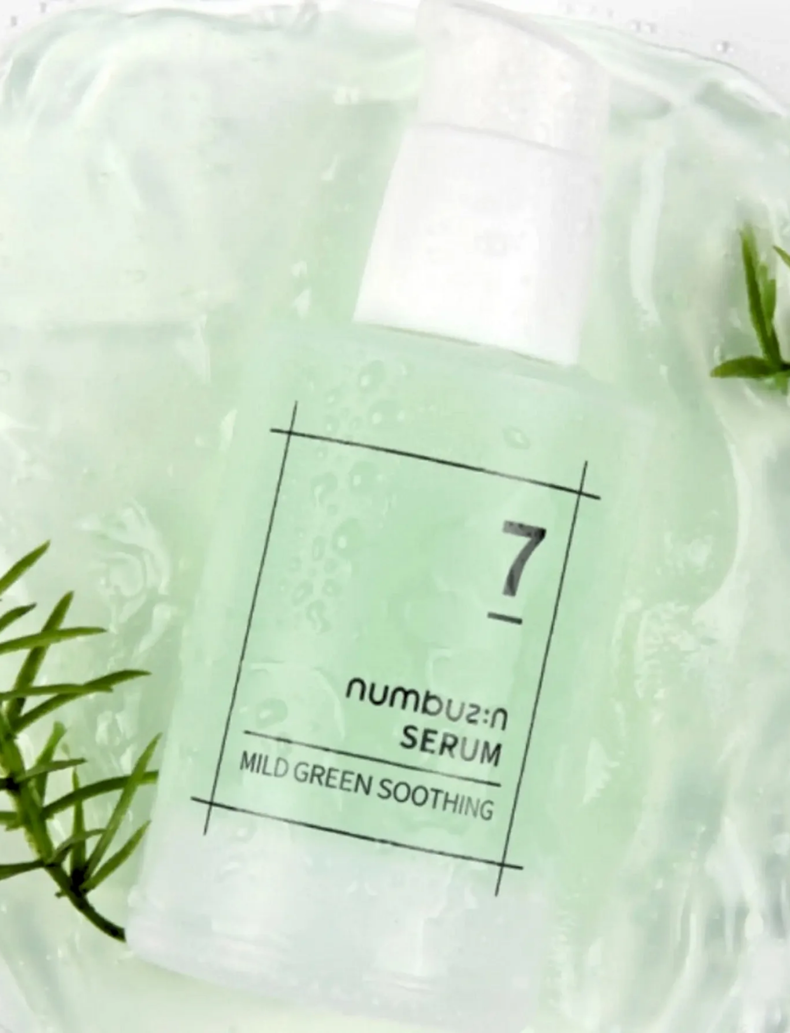 Numbuzin - No.7 Mild Green Soothing Serum - serum - clear - 4