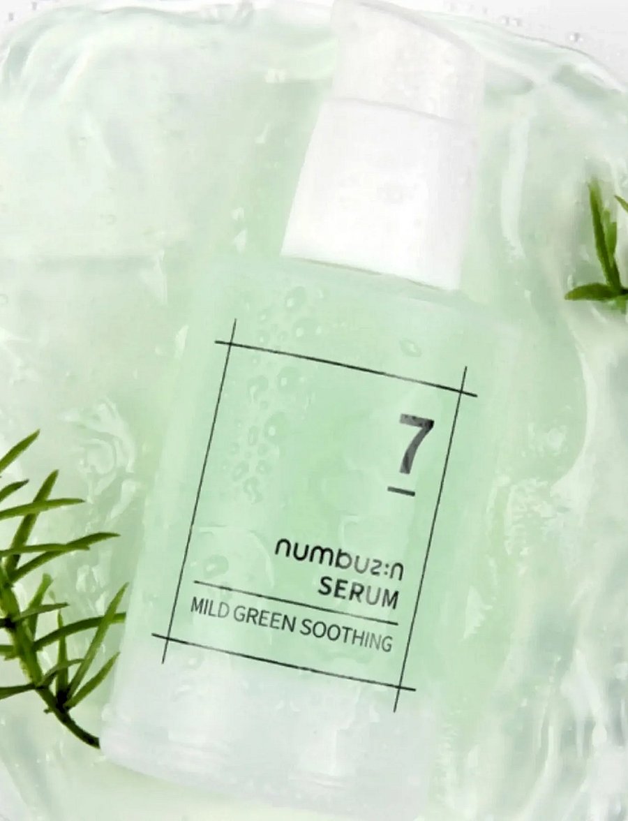 Numbuzin - No.7 Mild Green Soothing Serum - serum - clear - 4