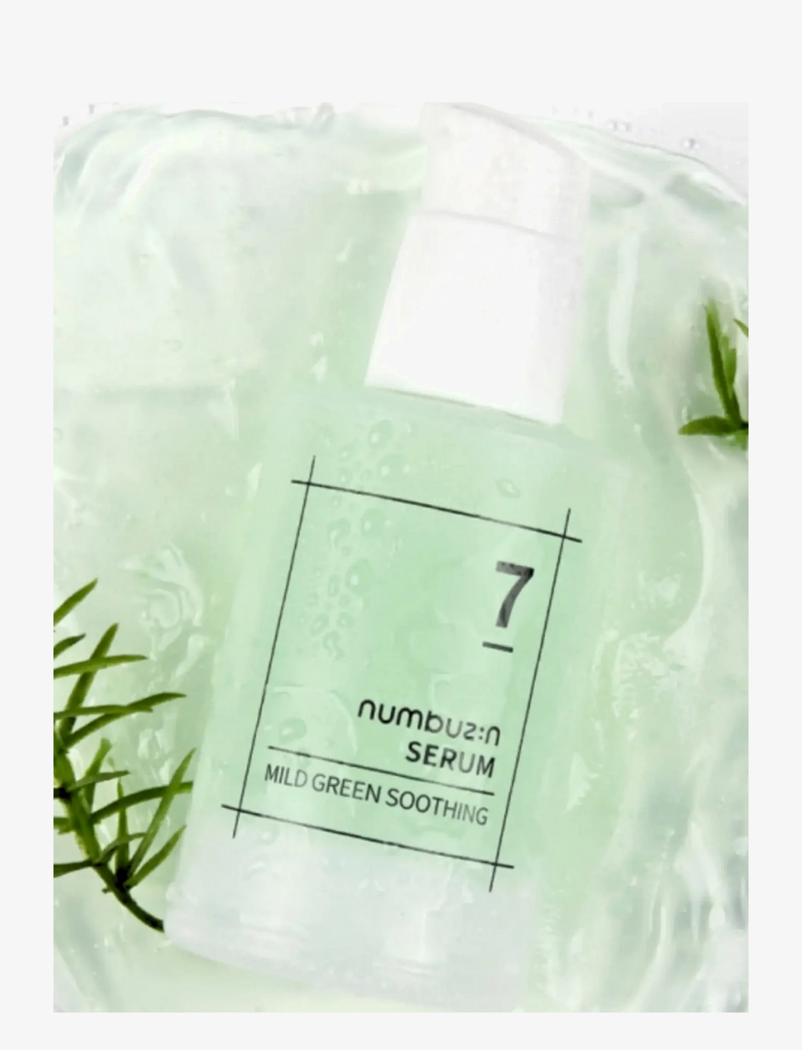 Numbuzin - No.7 Mild Green Soothing Serum - serum - clear - 3