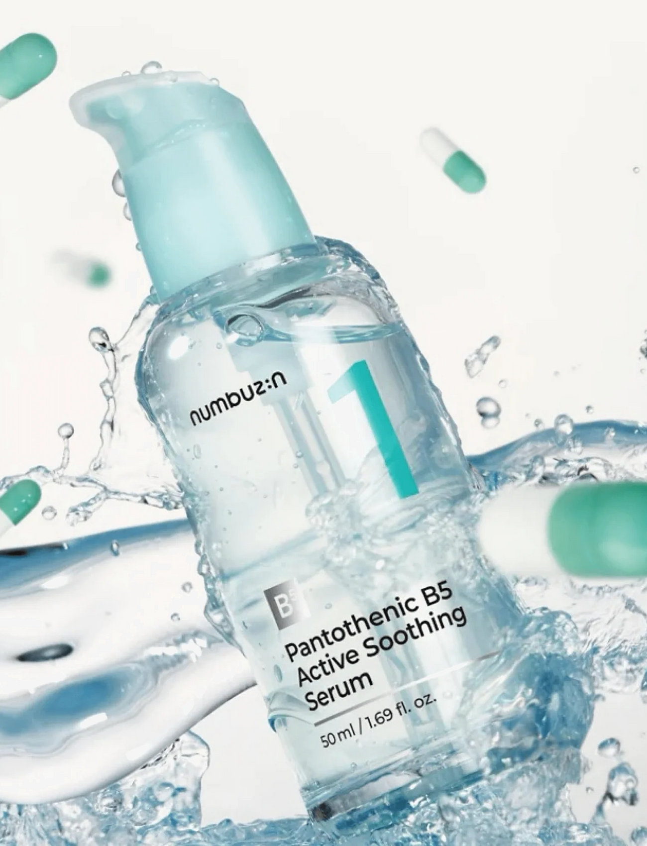 Numbuzin - No.1 Pantothenic B5 Active Soothing Serum - serum - clear - 3