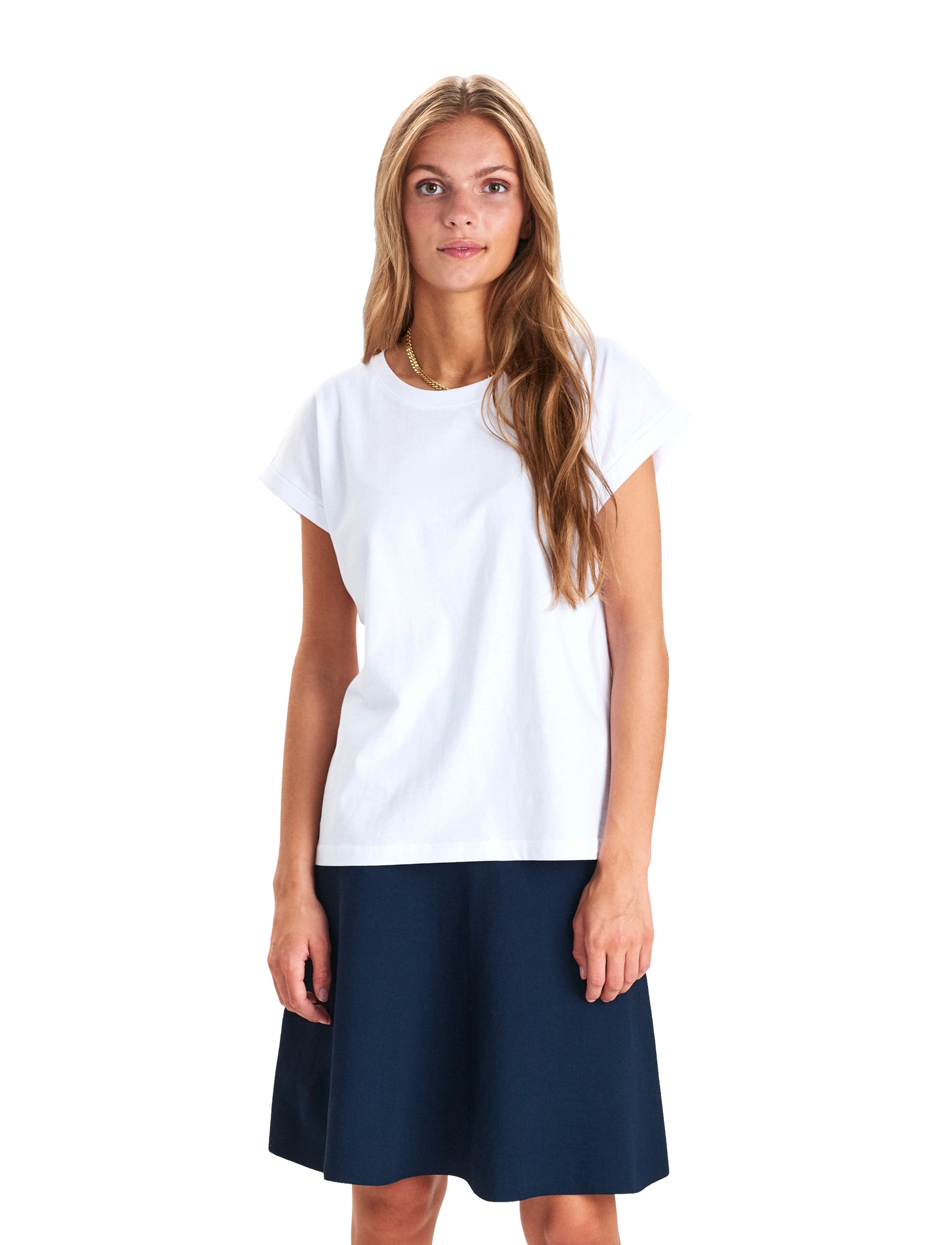Nümph - NUBEVERLY T-SHIRT - NOOS - b. white - 2