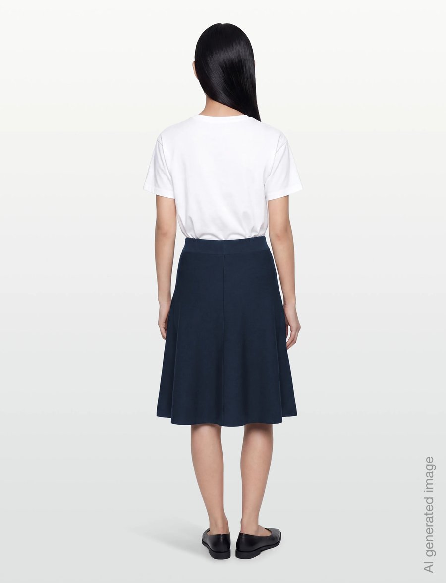 Nümph - NULILLYPILLY SKIRT - strikkede nederdele - dark sapphire - 4