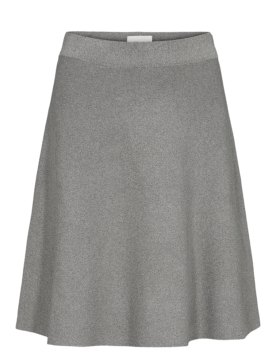 Nümph - NULILLYPILLY SKIRT - kootud seelikud - light grey mel - 1