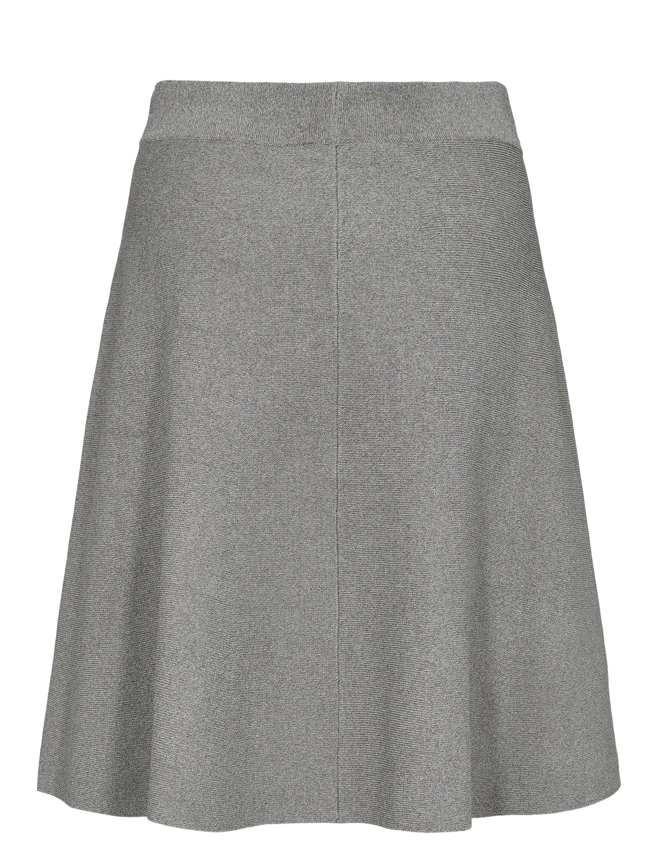 Nümph - NULILLYPILLY SKIRT - midiseelikud - light grey mel - 2