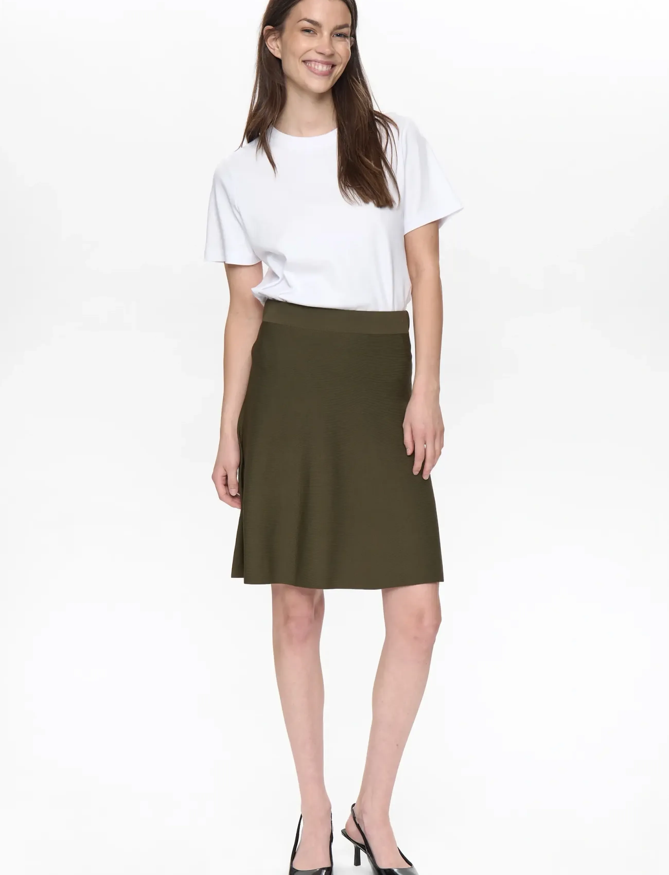 Nümph - NULILLYPILLY SKIRT - midi skirts - rosin - 3