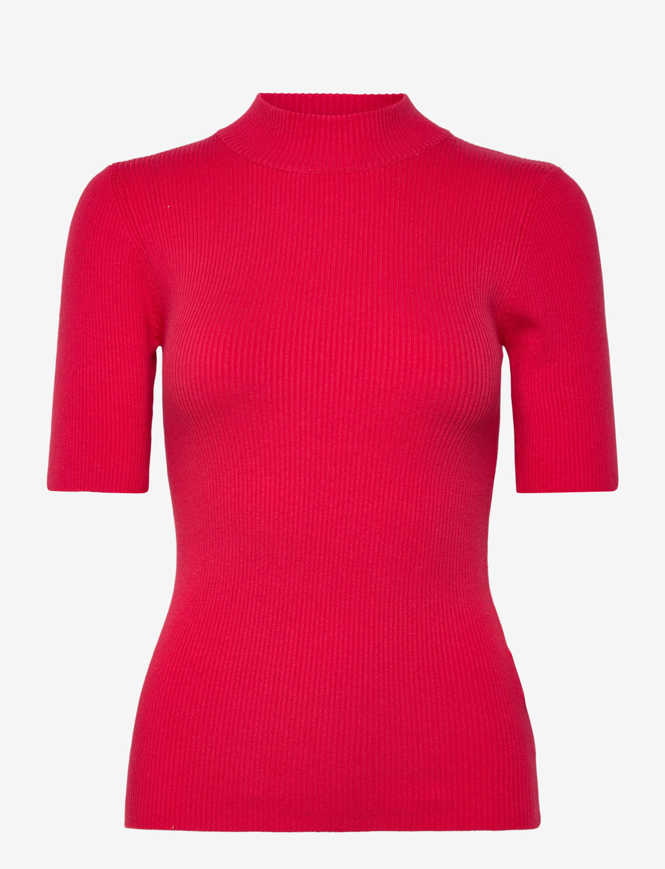 Nümph - NUBIA SS PULLOVER - efterårstøj - geranium - 0