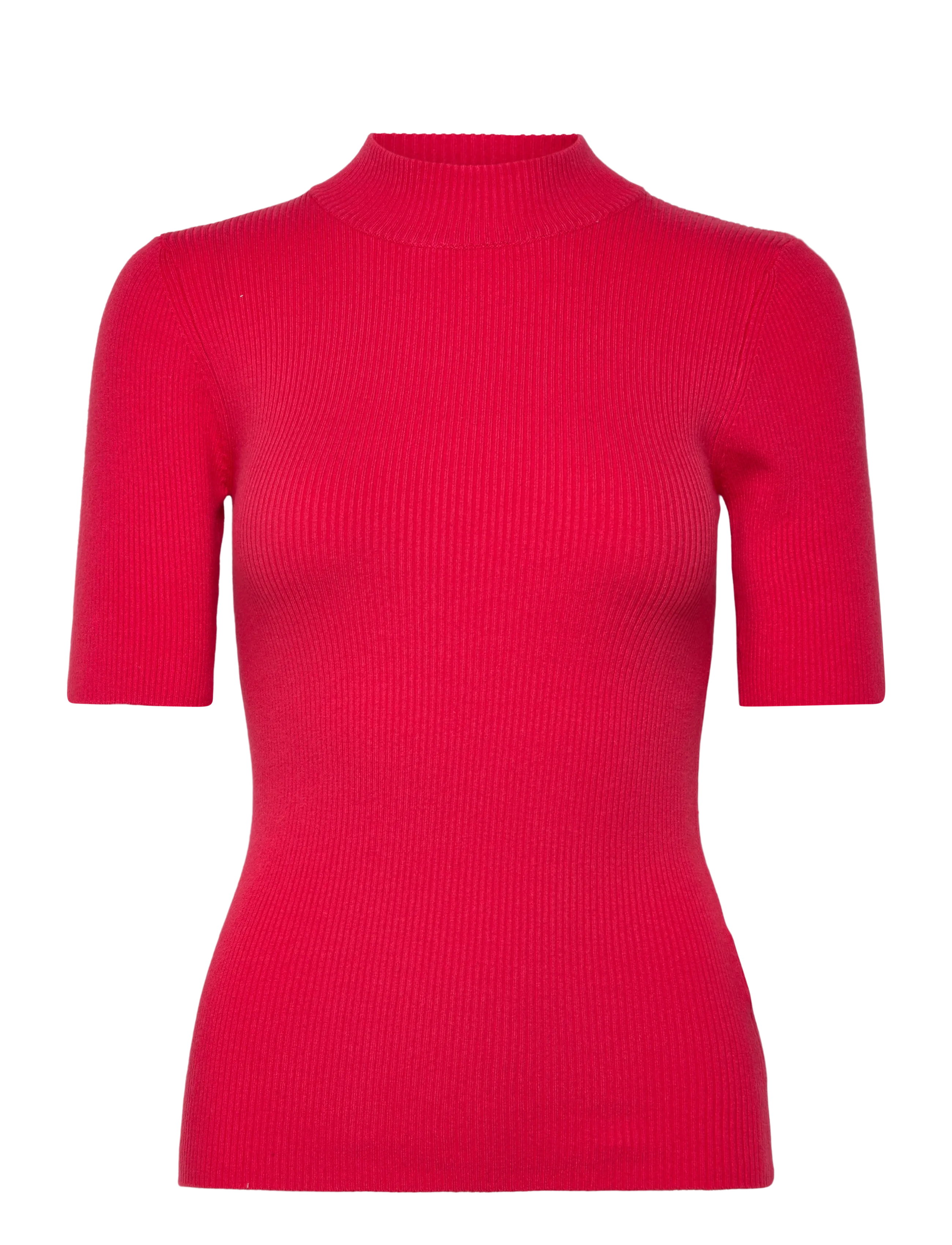 Nümph NUBIA SS PULLOVER - T-shirts & Toppe - GERANIUM / red