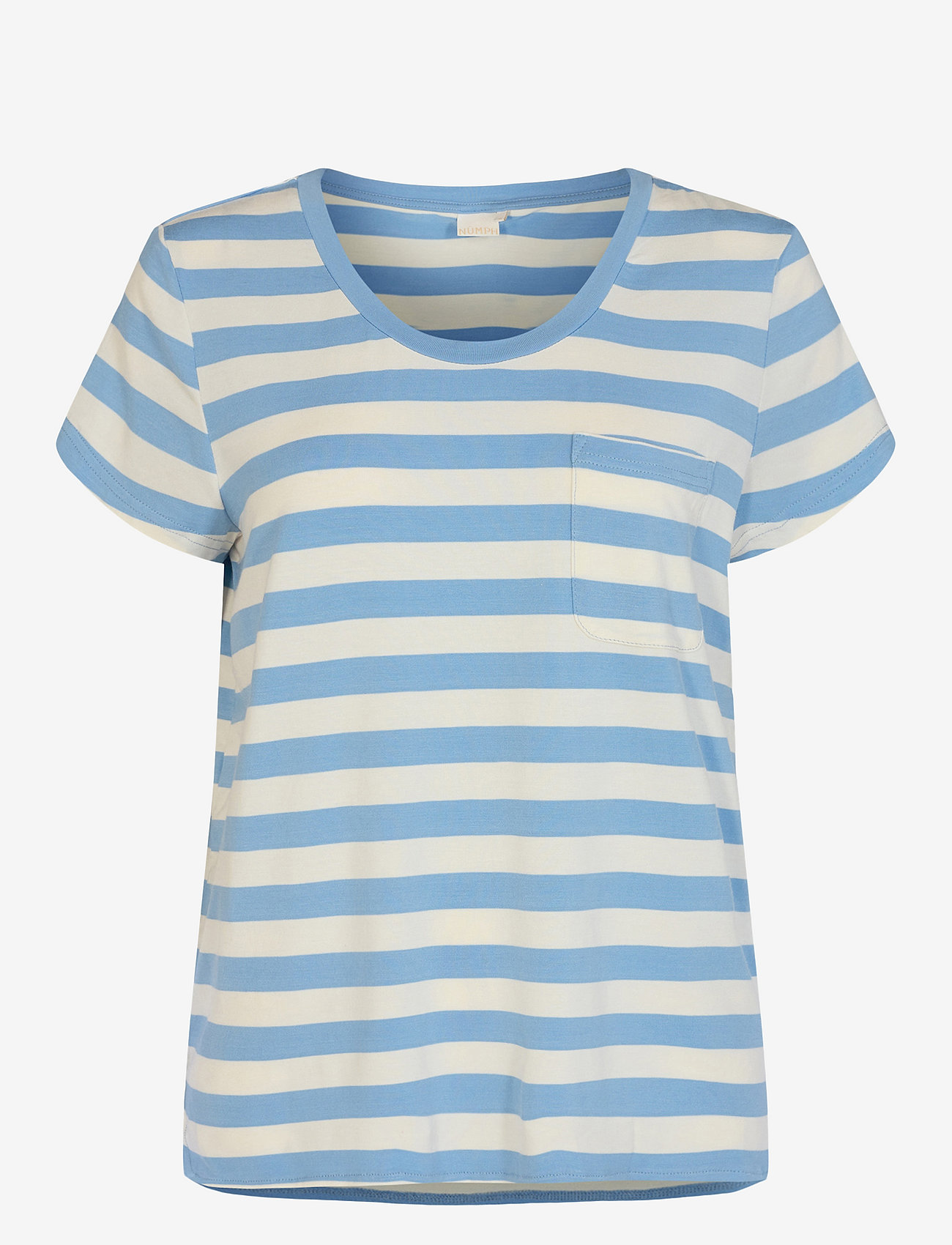 Nümph - NUBOWIE T-SHIRT - NOOS - t-shirt & tops - della robbia blue - 0