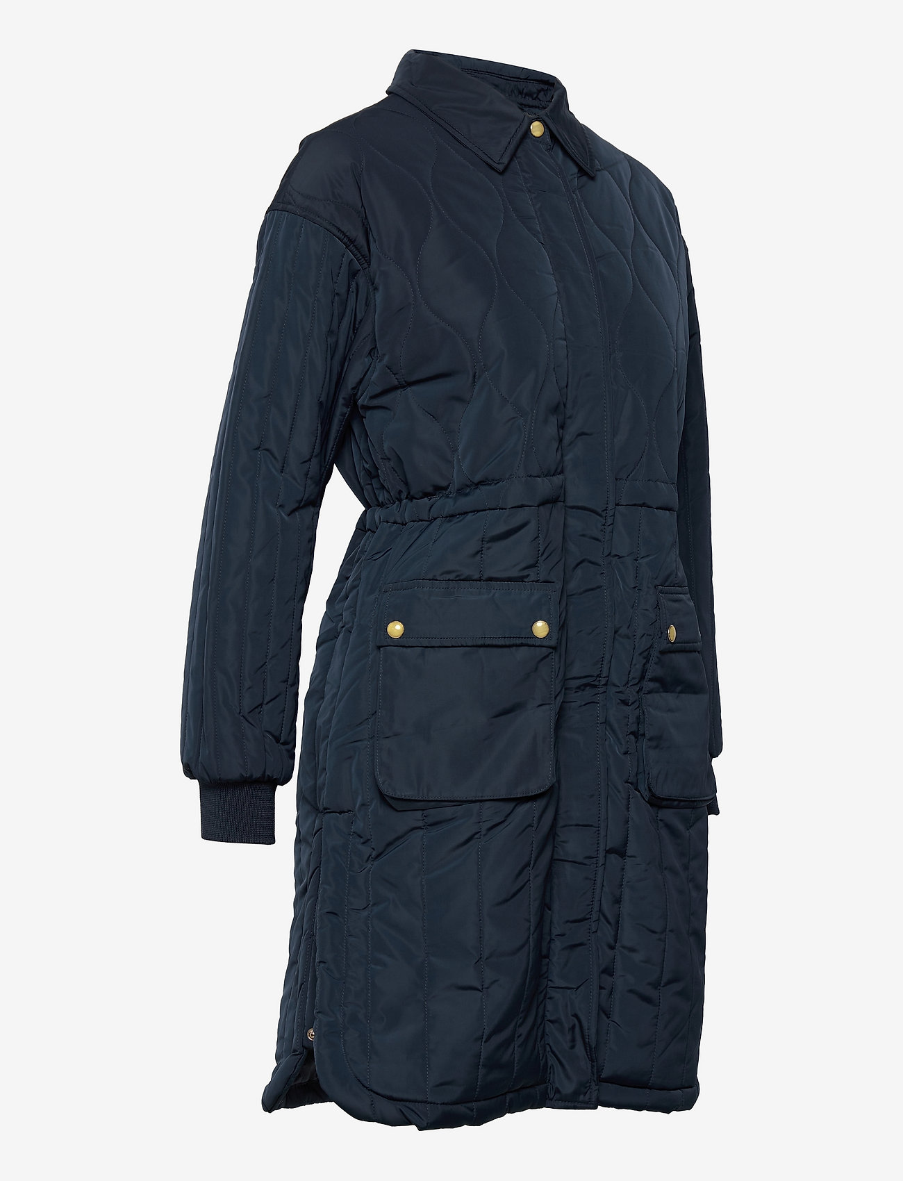 Nümph - NUCOLOMBIA LONG JACKET - overtøj - dark sapphire - 3
