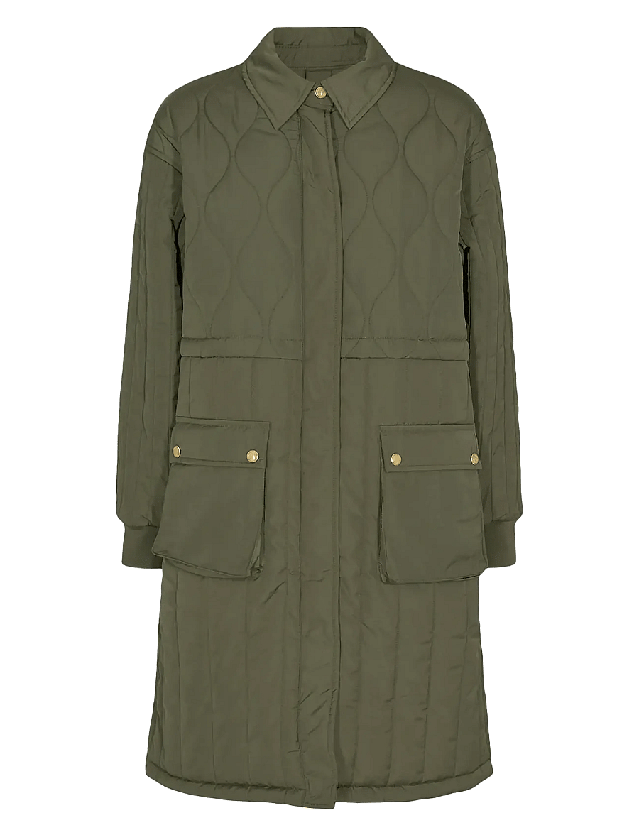 Nümph - NUCOLOMBIA LONG JACKET - ytterkläder - grape leaf - 0