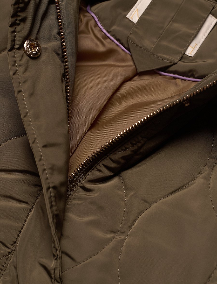 Nümph - NUCOLOMBIA LONG JACKET - ytterkläder - grape leaf - 2
