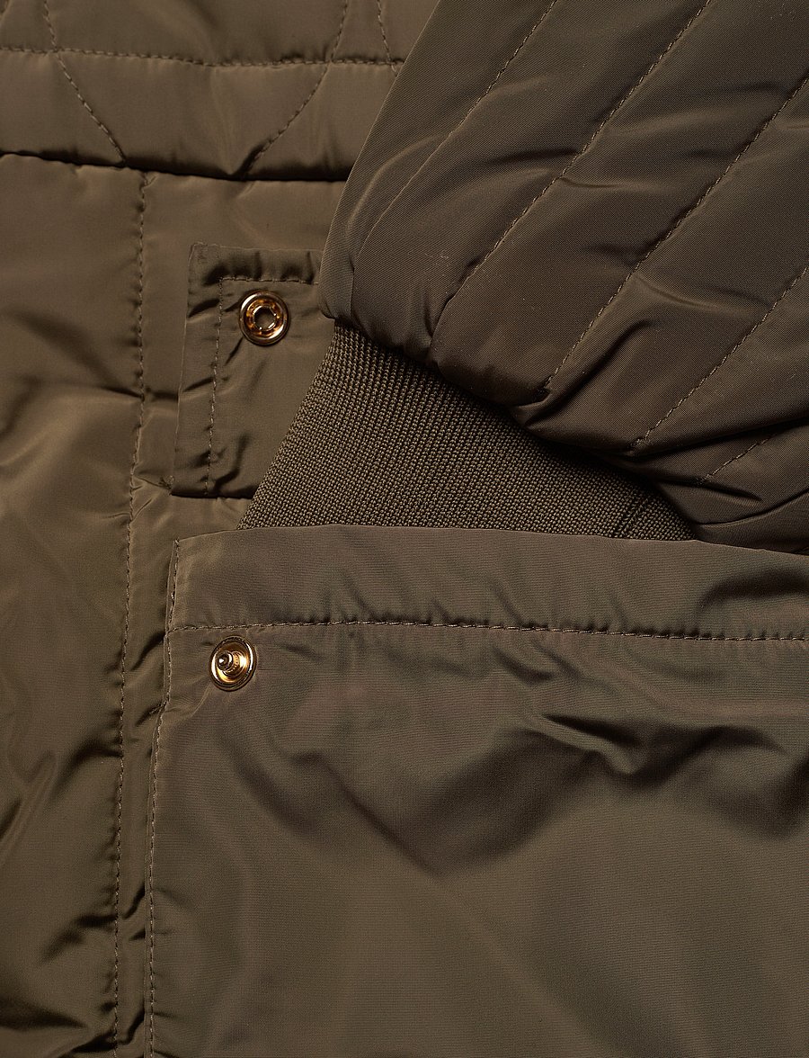 Nümph - NUCOLOMBIA LONG JACKET - ytterkläder - grape leaf - 3