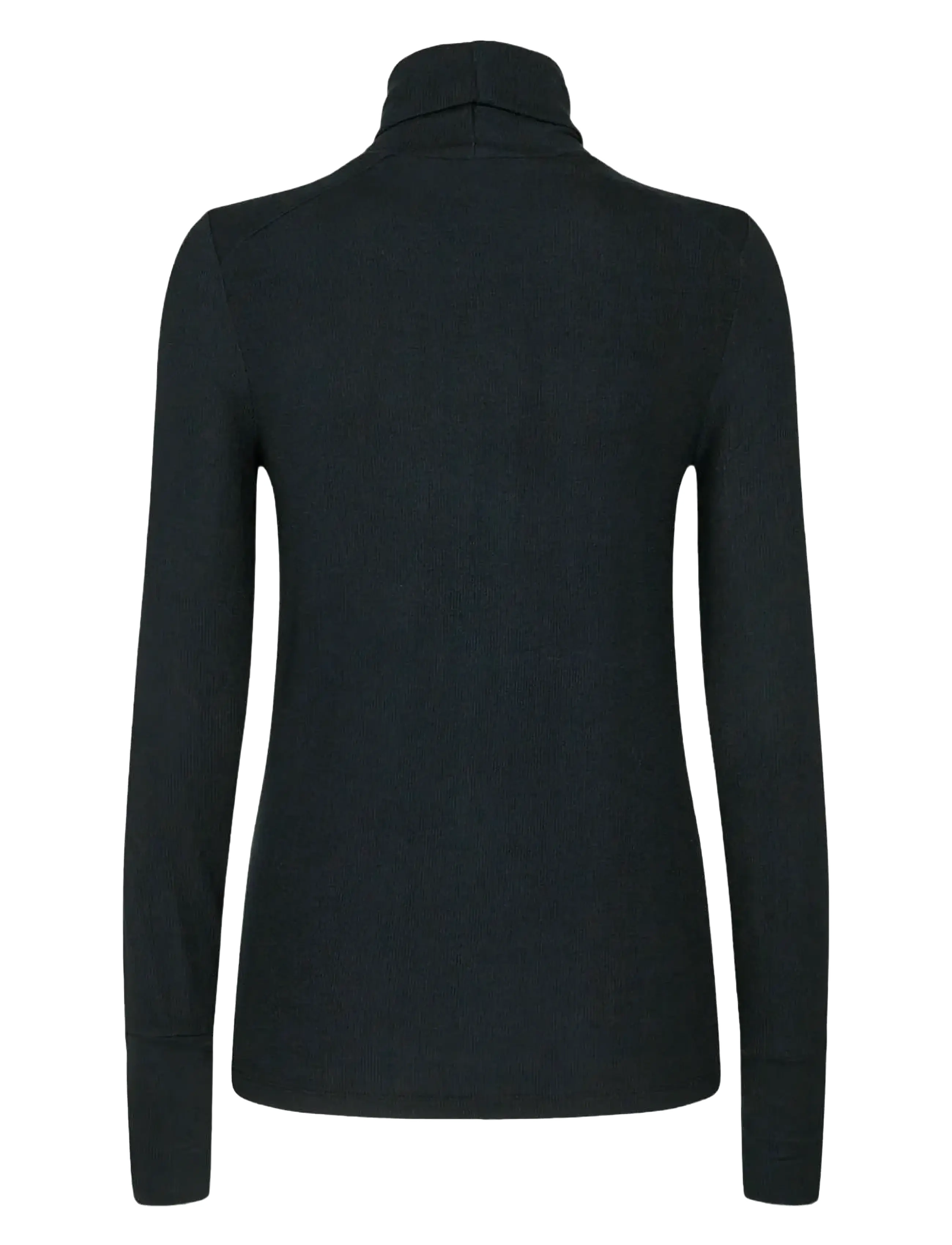 Nümph - NUBOWIE ROLLNECK RIB - polo shirts - caviar - 1