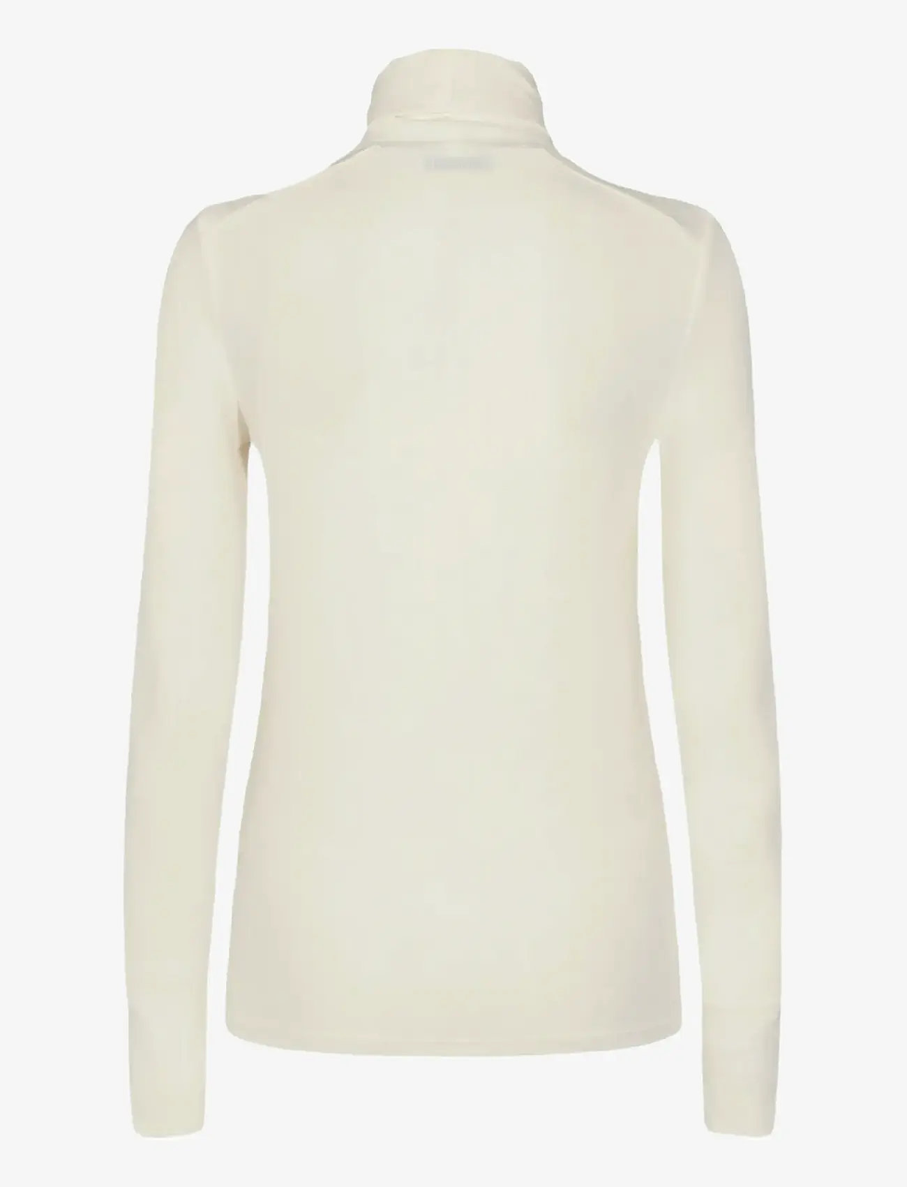 Nümph - NUBOWIE ROLLNECK RIB - poloshirts - cloud dancer - 1