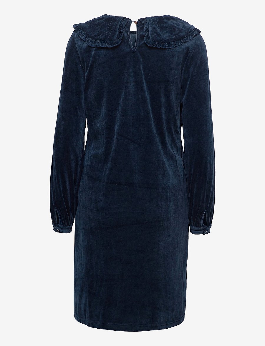 Nümph - NUBELENDA DRESS - kurze kleider - dark sapphire - 1