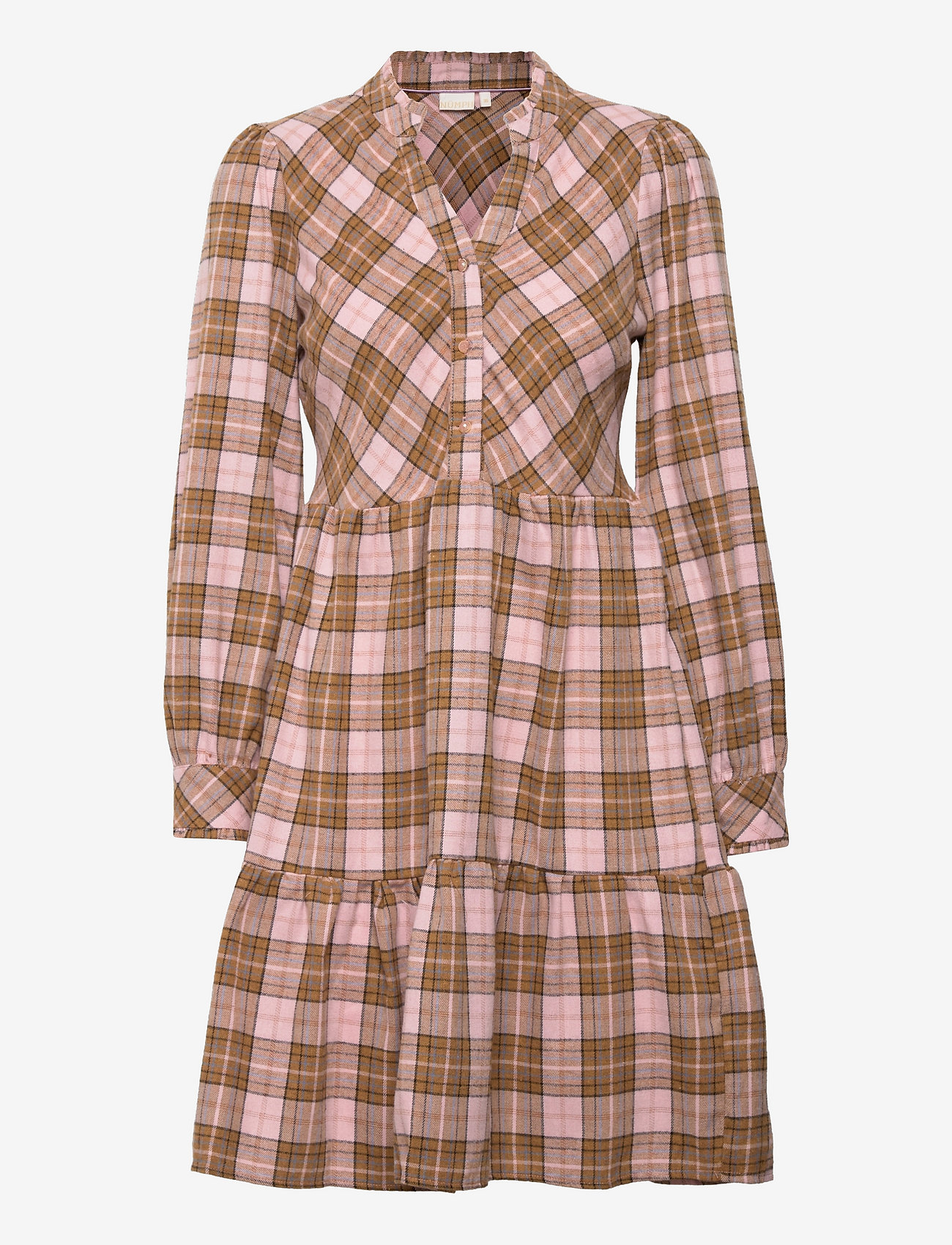 Nümph - NUBIA CHECK DRESS - ash rose - 0