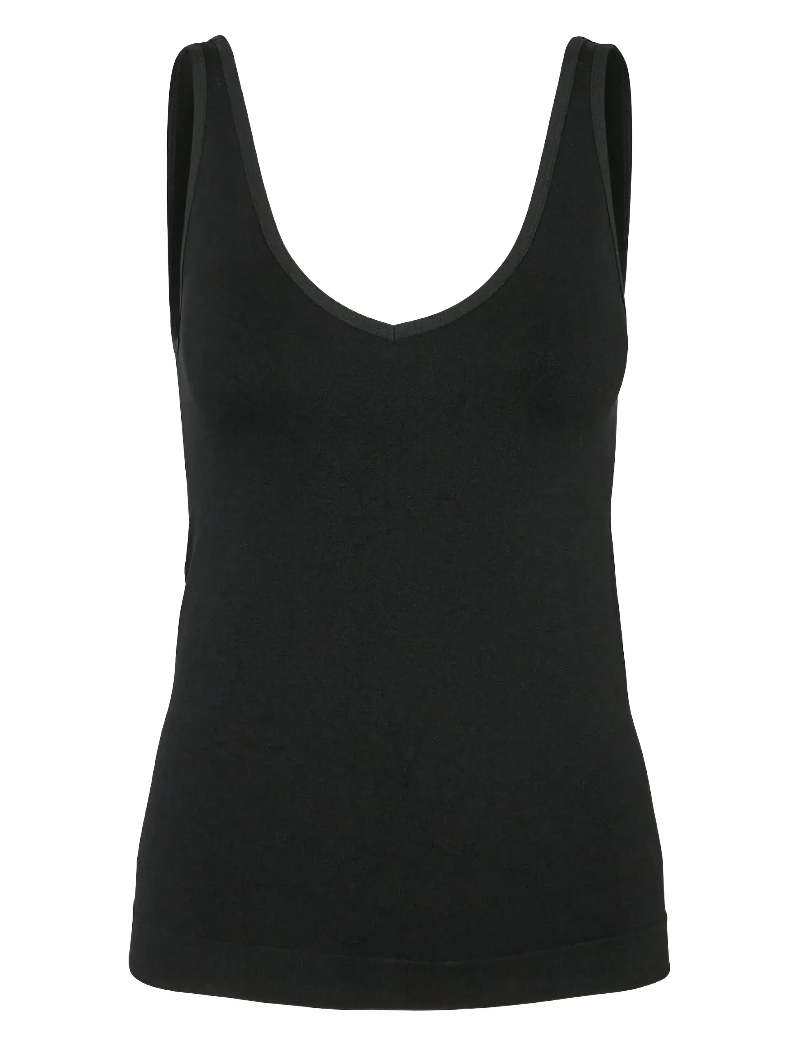 Nümph Numarie Singlet Noos, Kvinder, V-Hals Singlet, Sort, Str: L/XL