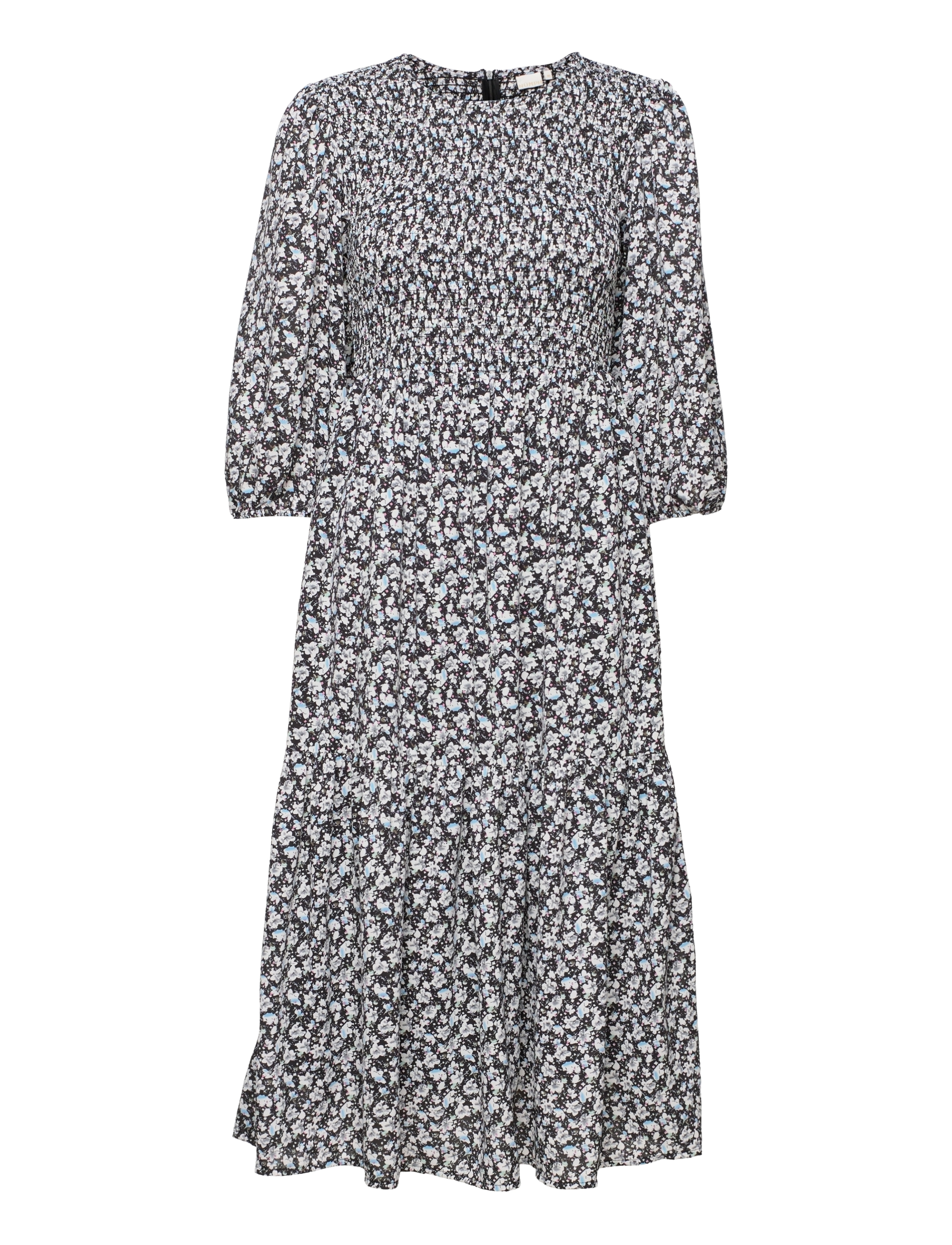 Nümph NUCALTUMINE DRESS S/S - Kleidung - CAVIAR / multi