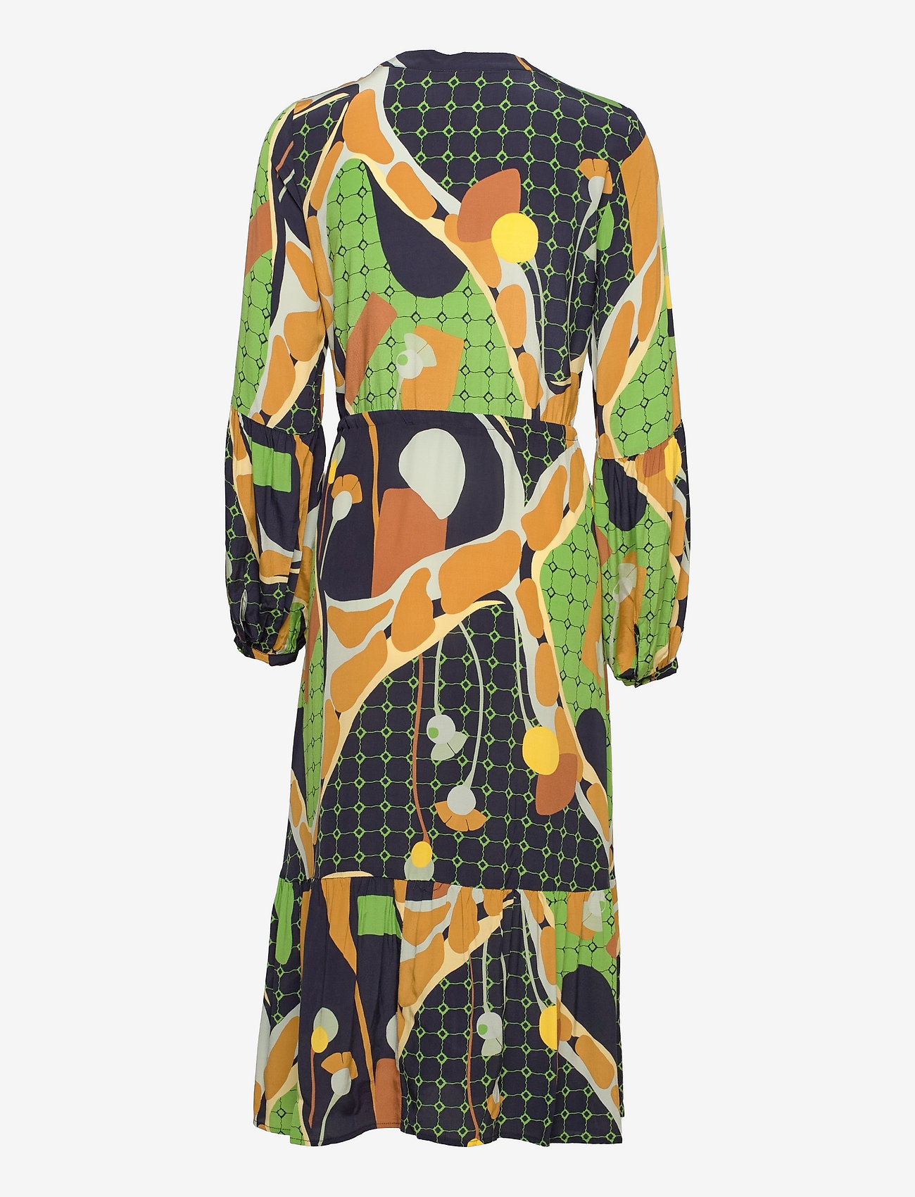 Nümph - NUCASEY DRESS - midi-jurken - foliage - 1