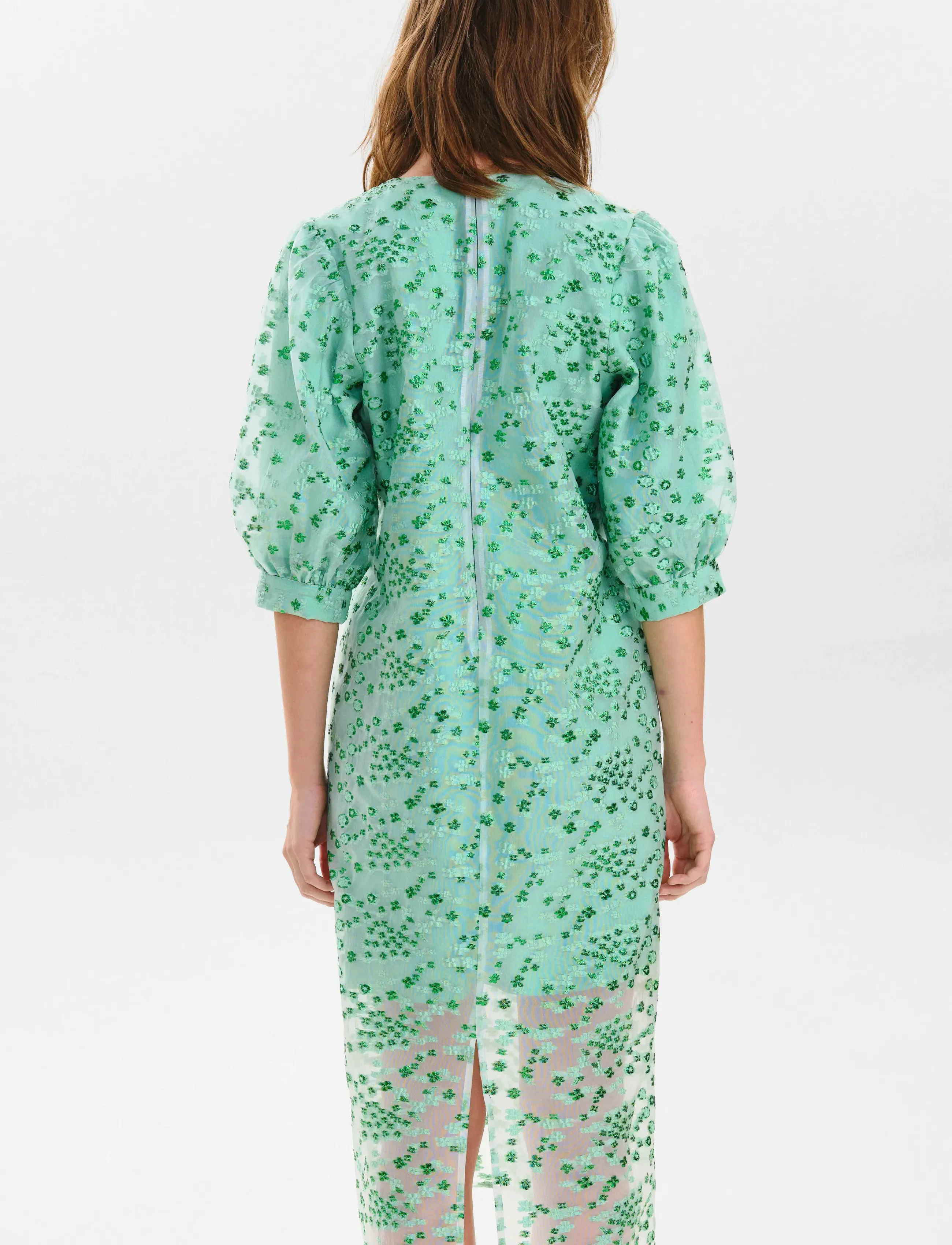 Nümph - NUEDMEE DRESS - kelly green - 4