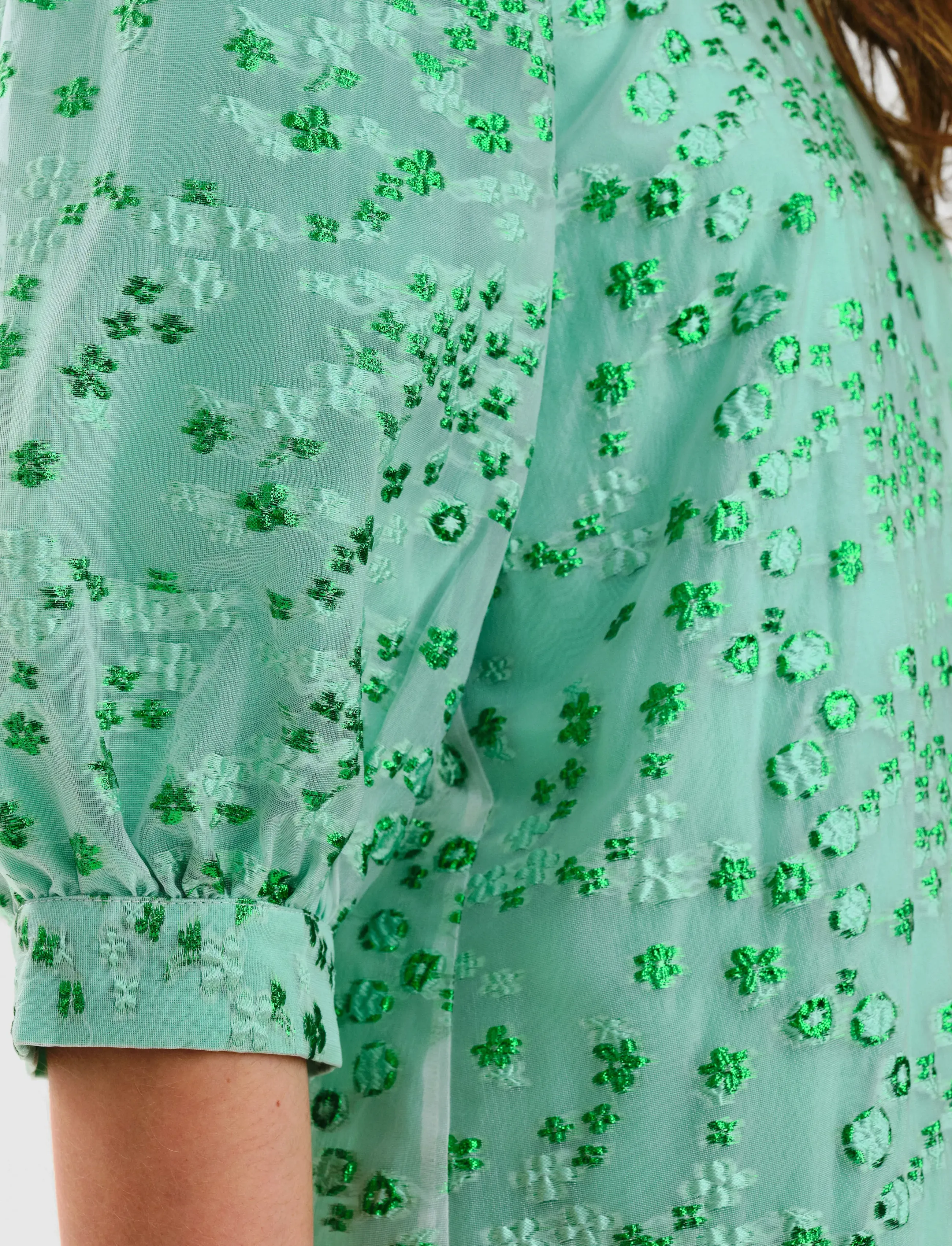 Nümph - NUEDMEE DRESS - kelly green - 5