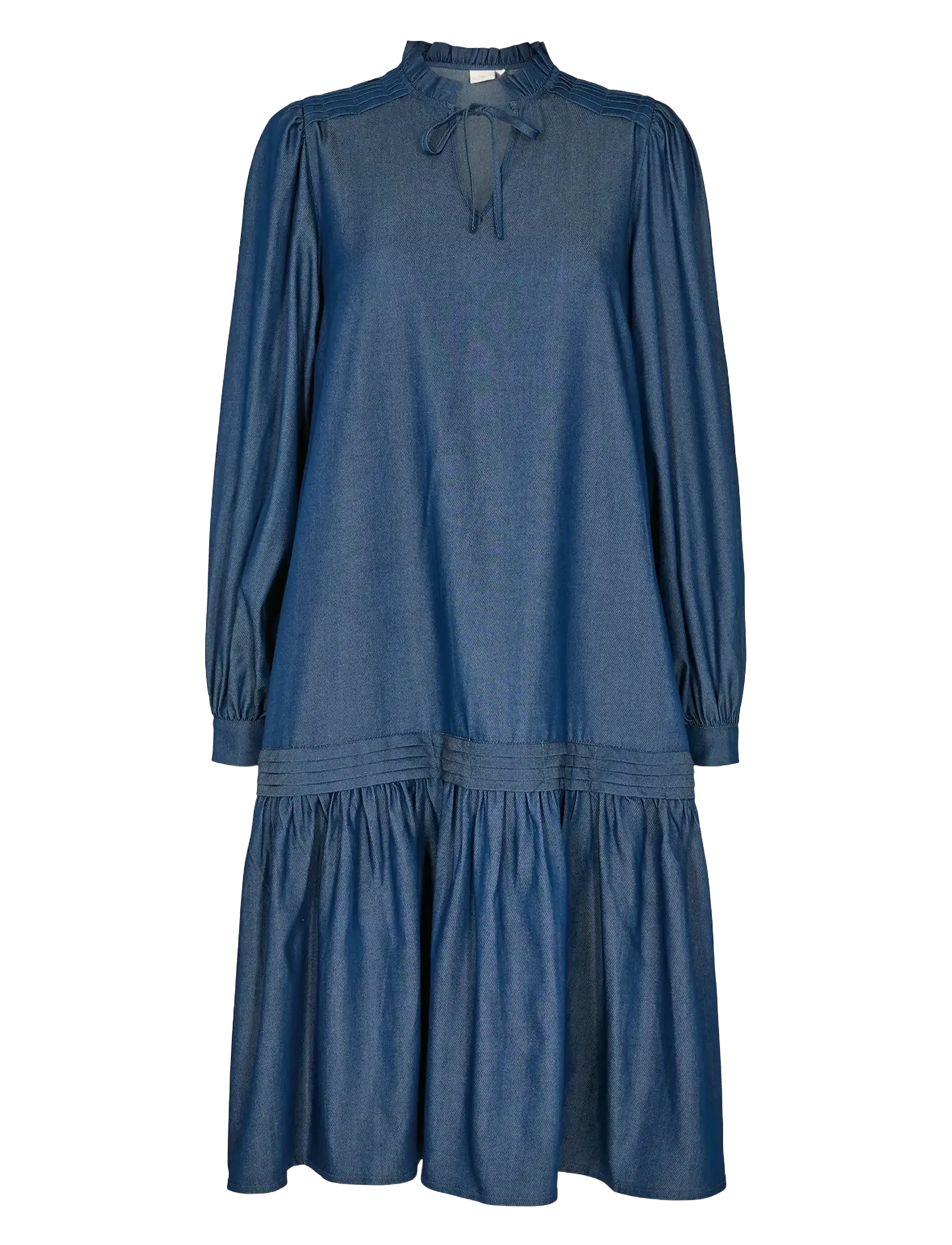 NUEDIBE DRESS - MEDIUM BLUE DENIM