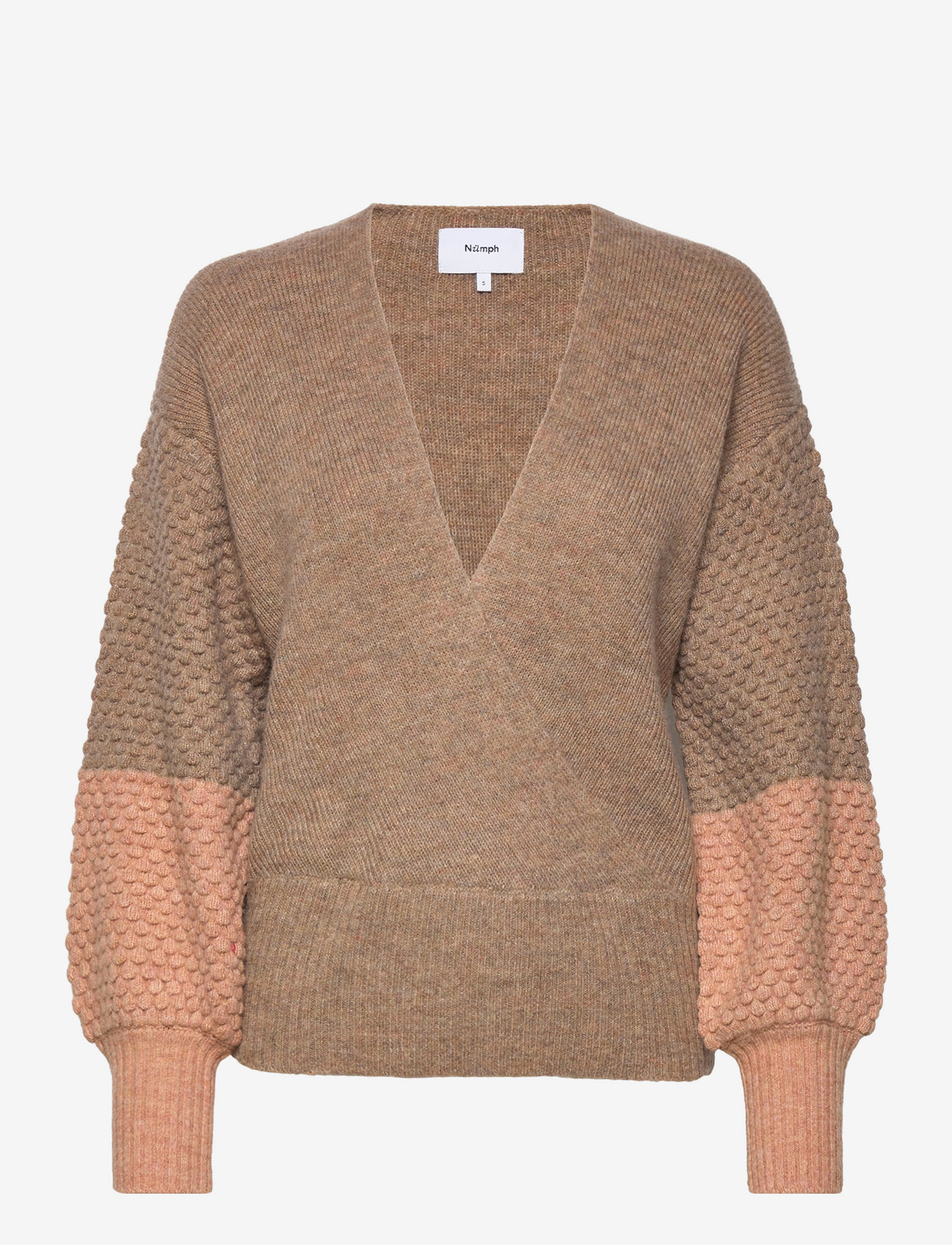 Nümph - NUELINE WRAP PULLOVER - raw sienna - 0