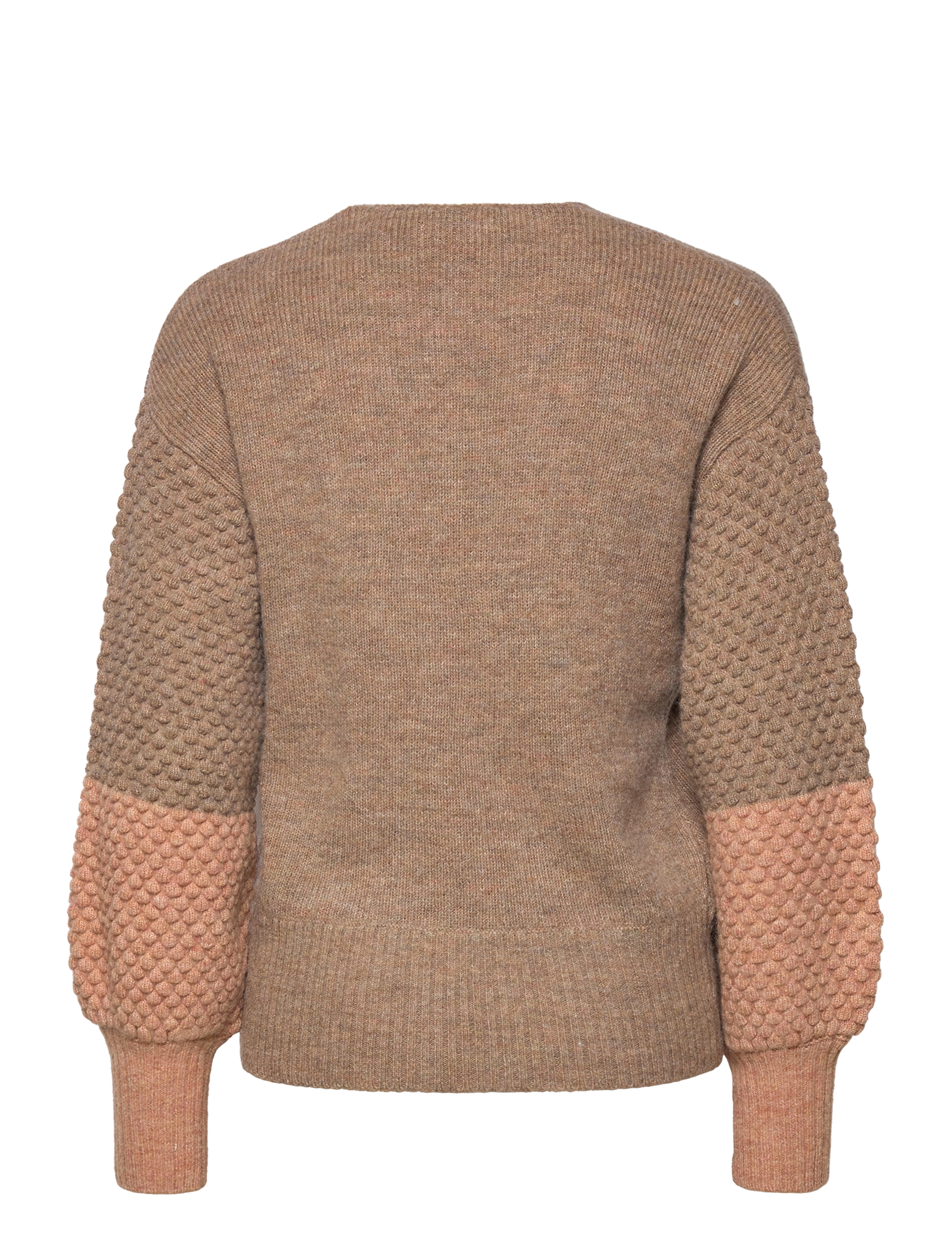 Nümph - NUELINE WRAP PULLOVER - raw sienna - 1