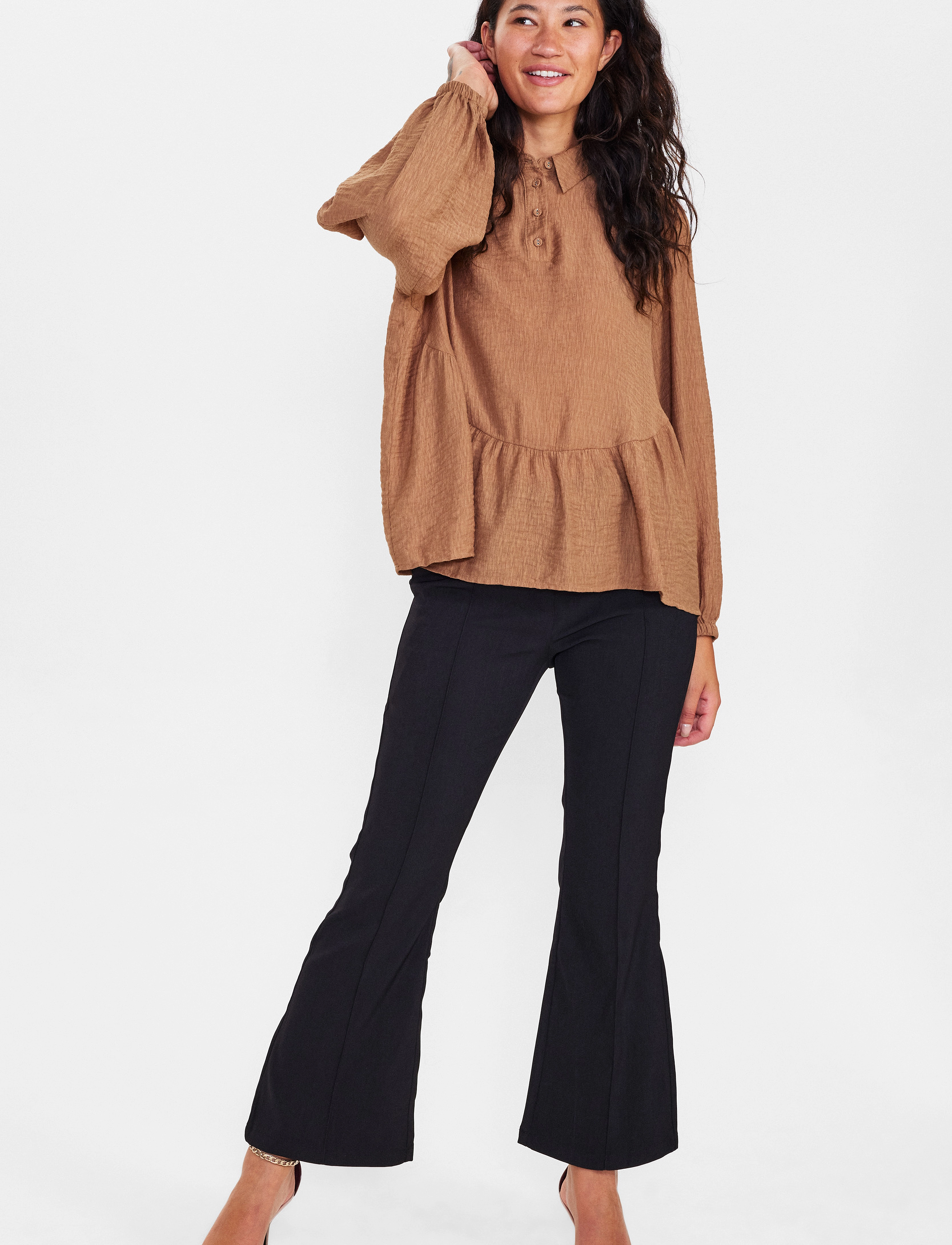Nümph - NUCALTINE BLOUSE - otter - 4
