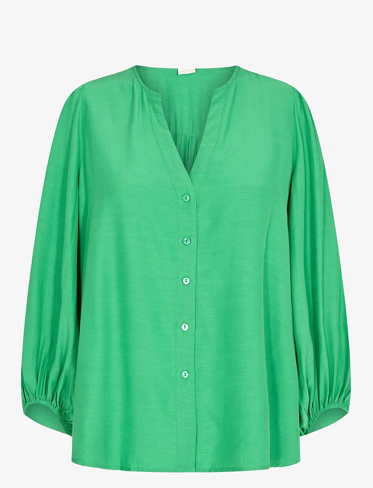 Nümph - NUSOFTY BLOUSE - langærmede bluser - kelly green - 0
