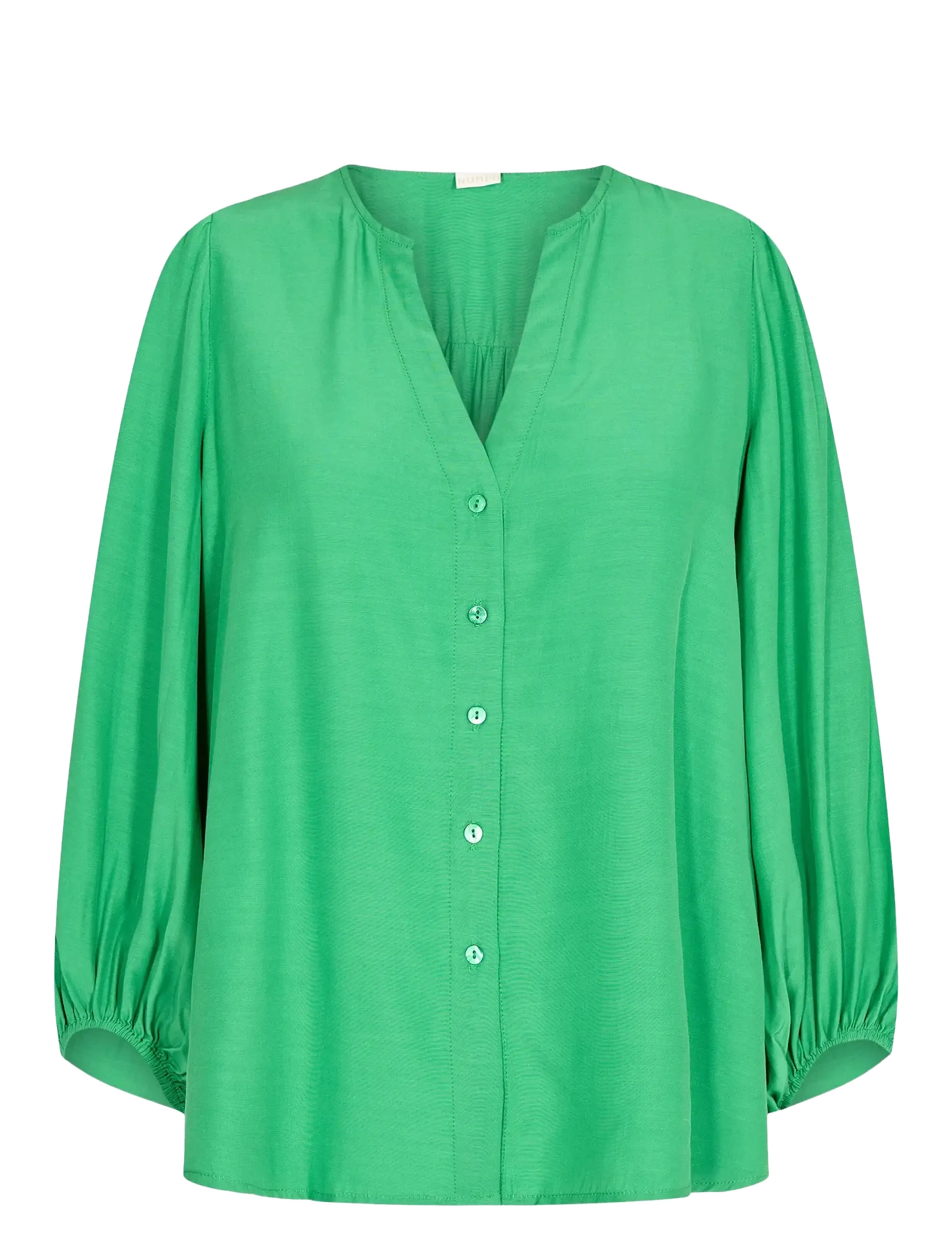 NUSOFTY BLOUSE - KELLY GREEN