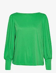 Nümph - NUSOFIA JERSEY BLOUSE - long-sleeved blouses - kelly green - 0