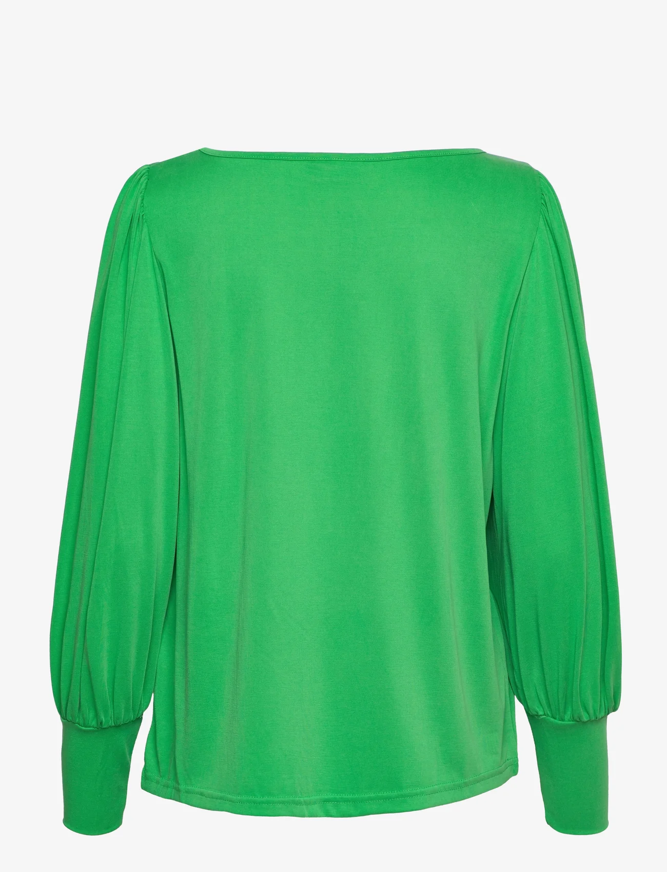 Nümph - NUSOFIA JERSEY BLOUSE - long-sleeved blouses - kelly green - 1