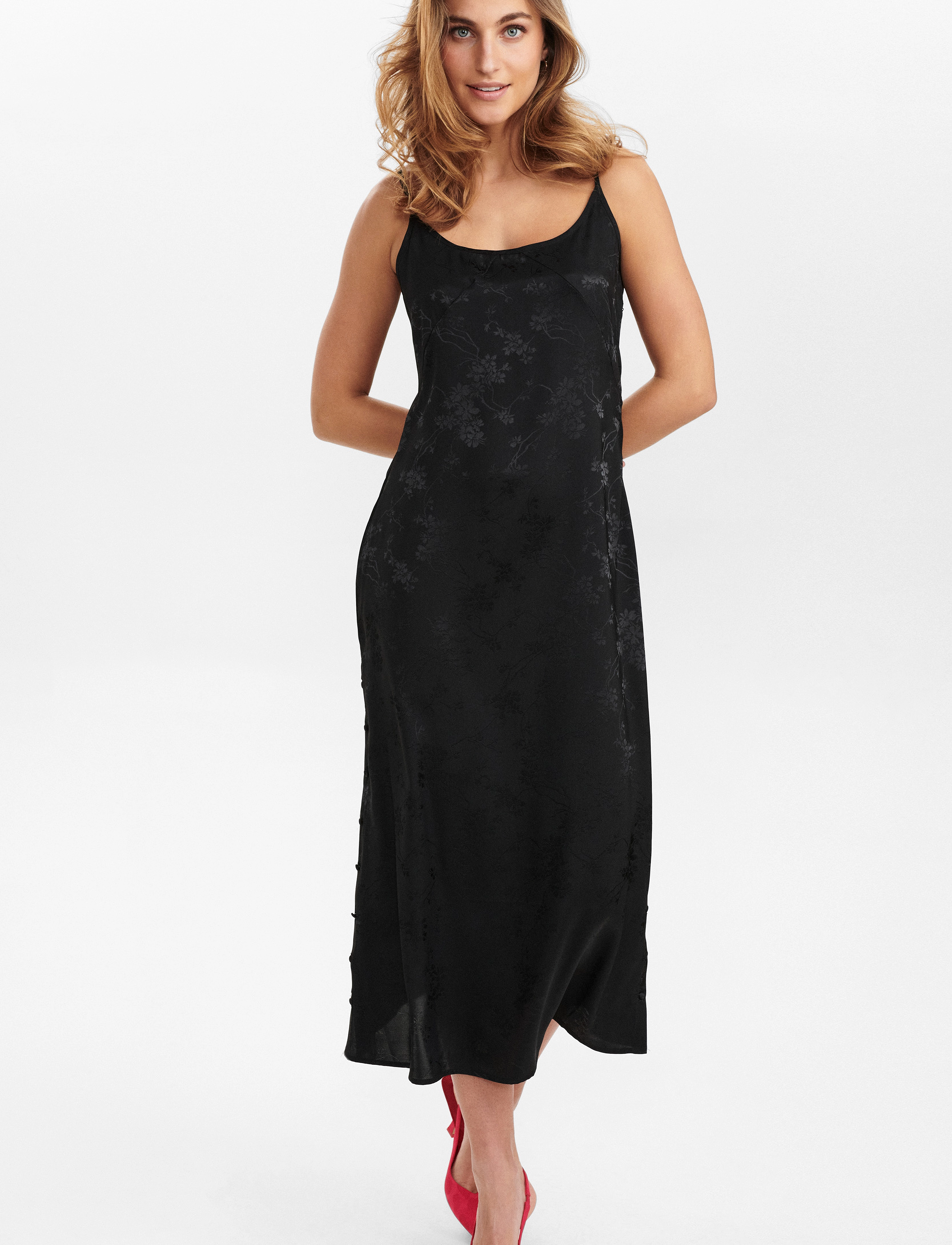 Nümph - NUKORINNE DRESS PA - caviar - 4