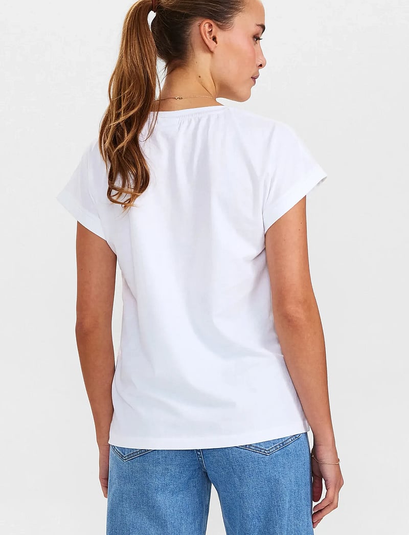 Nümph - NUBEVERLY T-SHIRT - t-shirts - bright white - 3