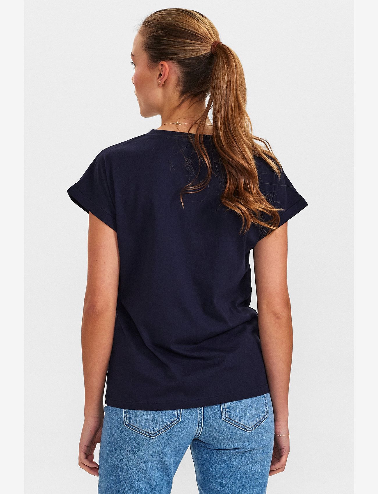 Nümph - NUBEVERLY T-SHIRT - t-shirts - dark sapphire - 3