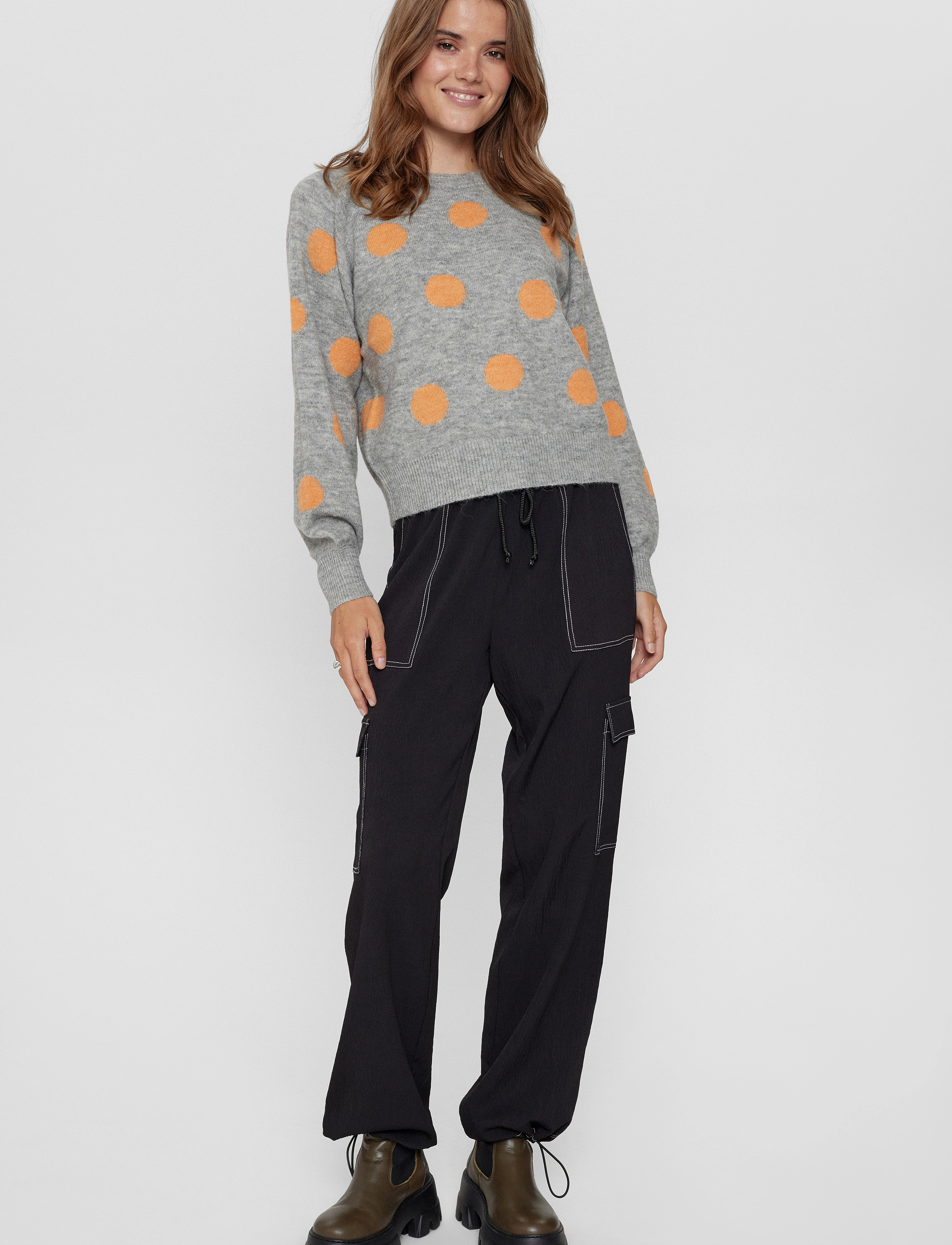 Nümph - NUELLEN PULLOVER - tangerine - 4
