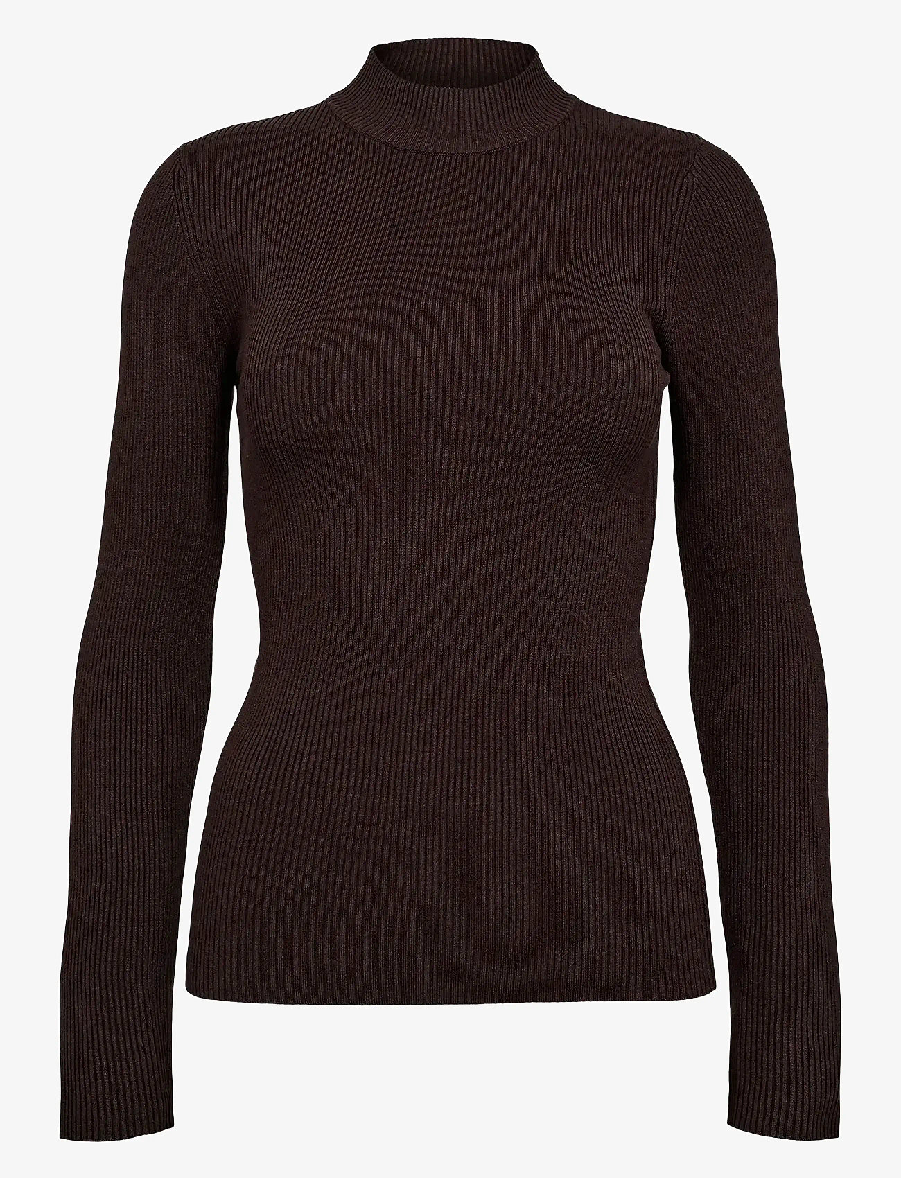Nümph - NUBIA LS PULLOVER - sviitrid - black coffee - 1