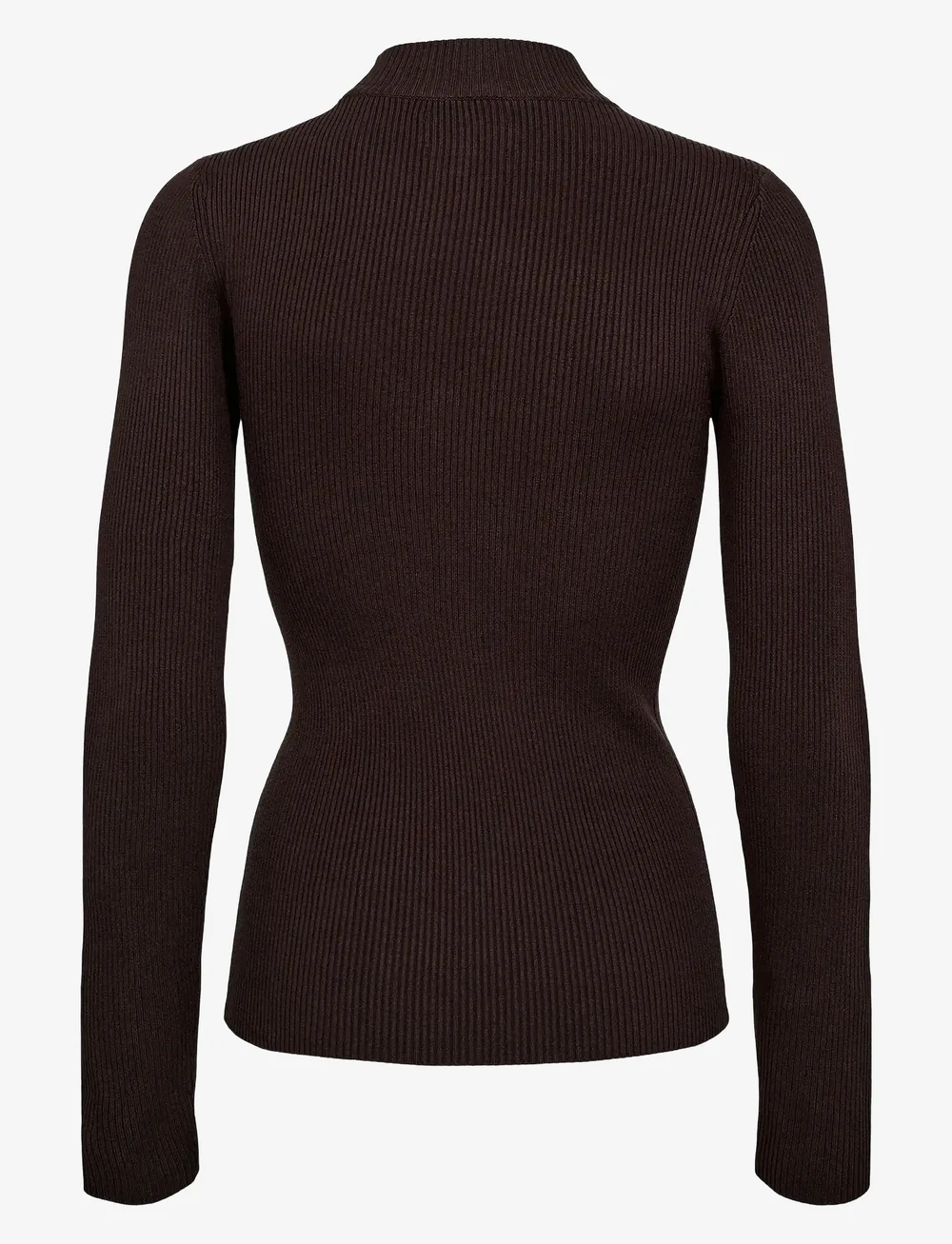 Nümph - NUBIA LS PULLOVER - NOOS - stickade tröjor - black coffee - 2