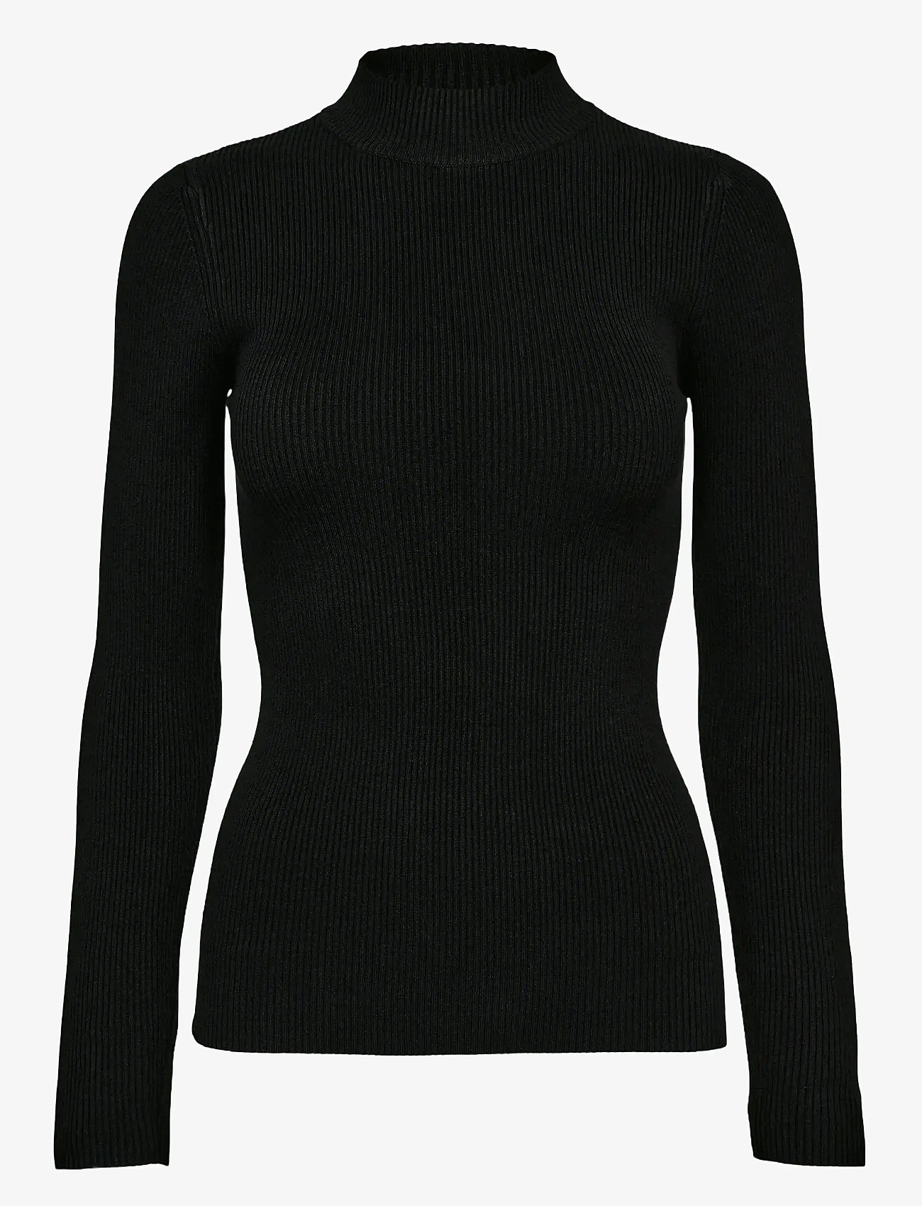 Nümph - NUBIA LS PULLOVER - NOOS - striktrøjer - caviar - 0