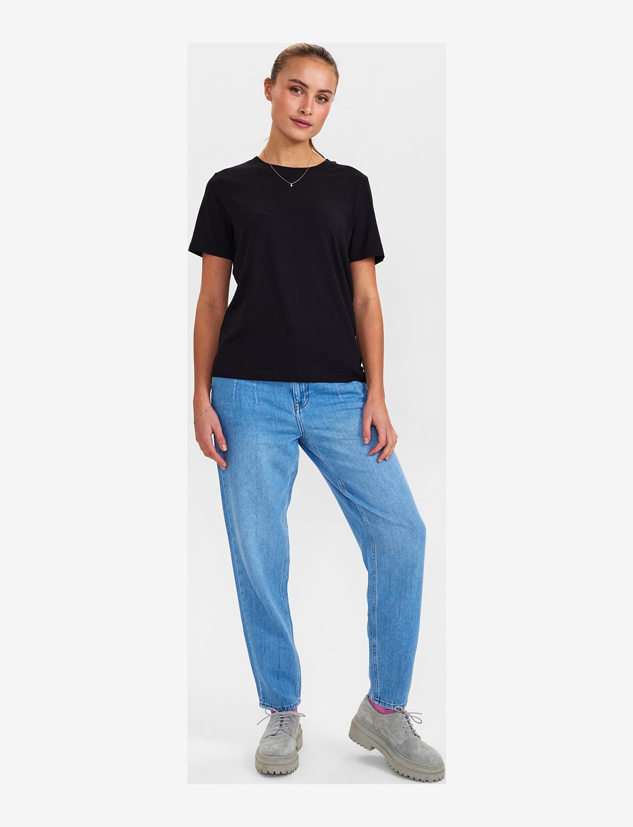 Nümph - NUKAZUMI SS BLOUSE - stuttermarbolir - caviar - 0