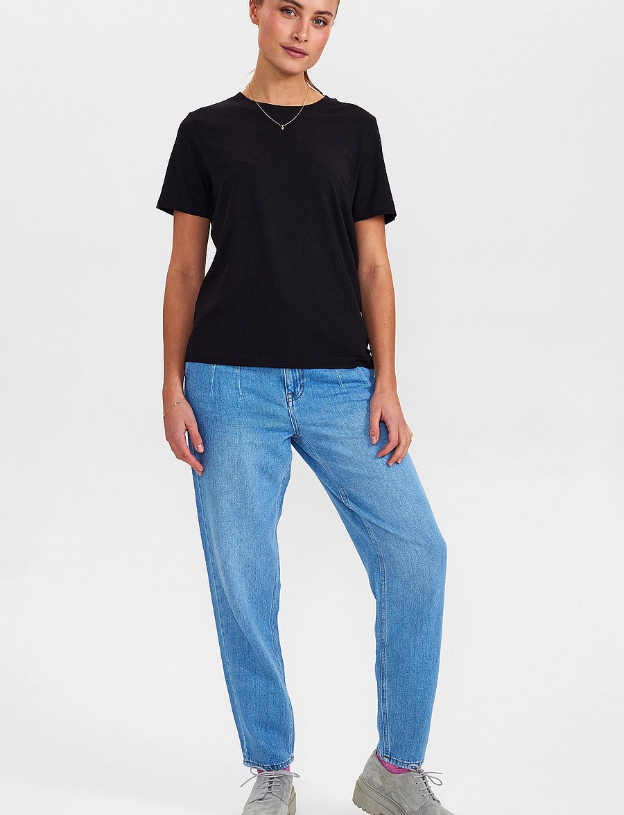 Nümph - NUKAZUMI SS BLOUSE - NOOS - t-shirts - caviar - 0