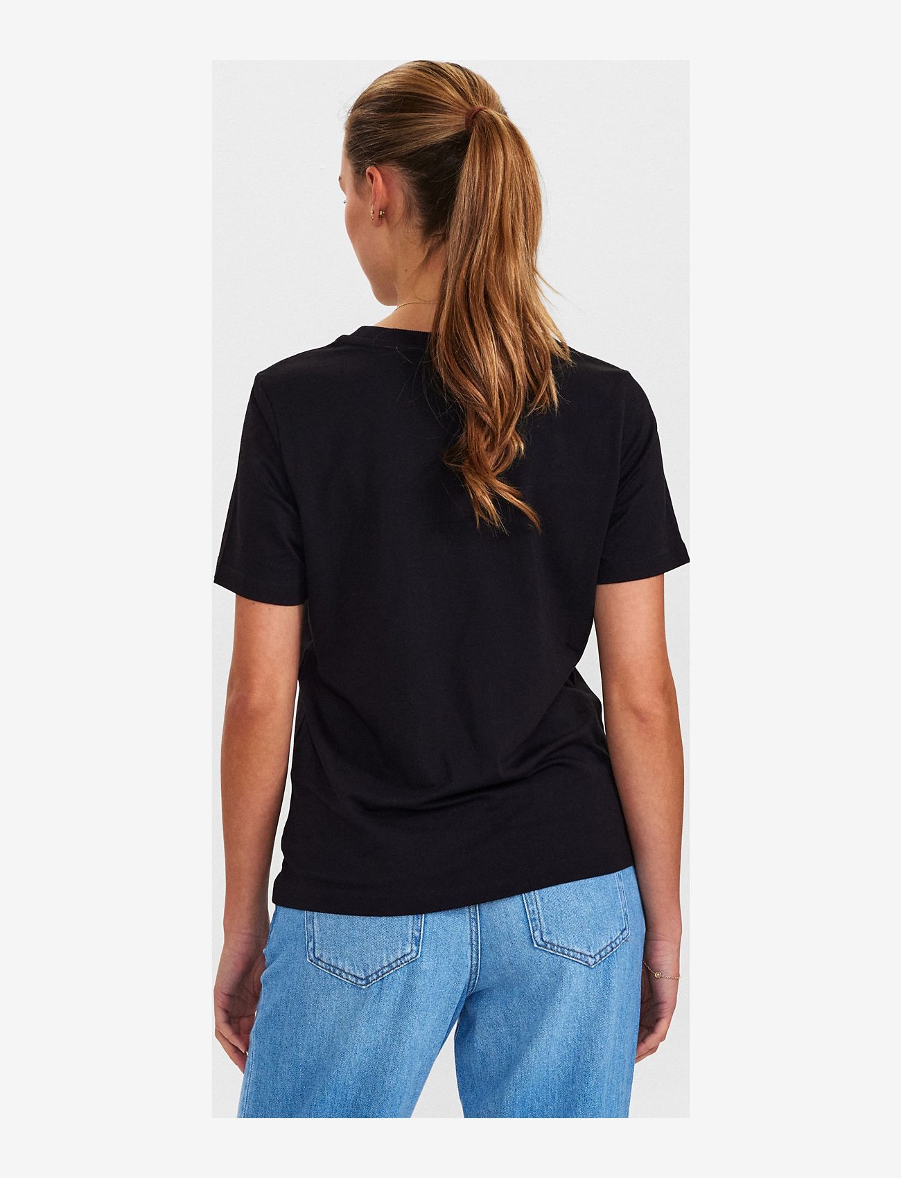 Nümph - NUKAZUMI SS BLOUSE - stuttermarbolir - caviar - 3