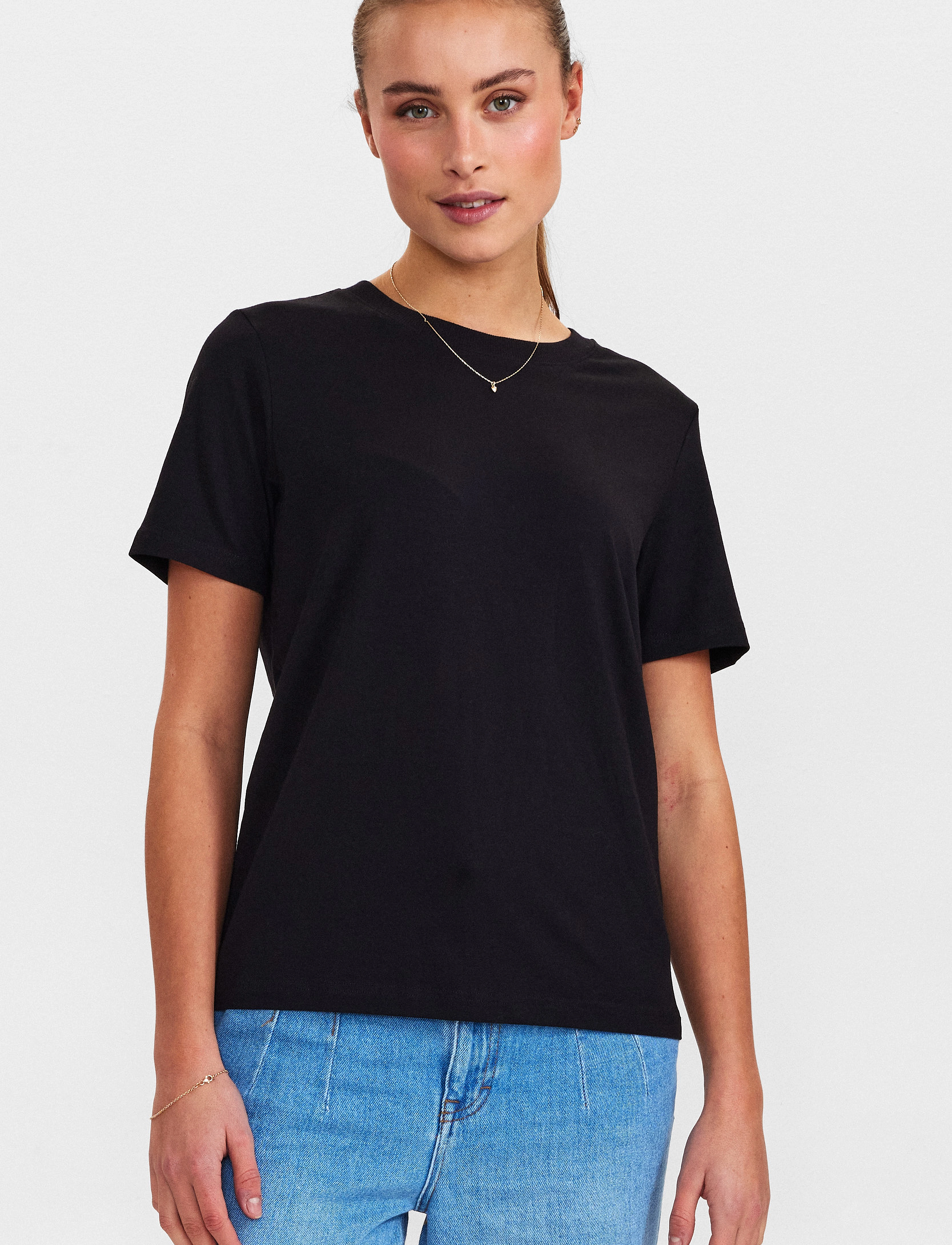 Nümph - NUKAZUMI SS BLOUSE - NOOS - t-shirts - caviar - 4
