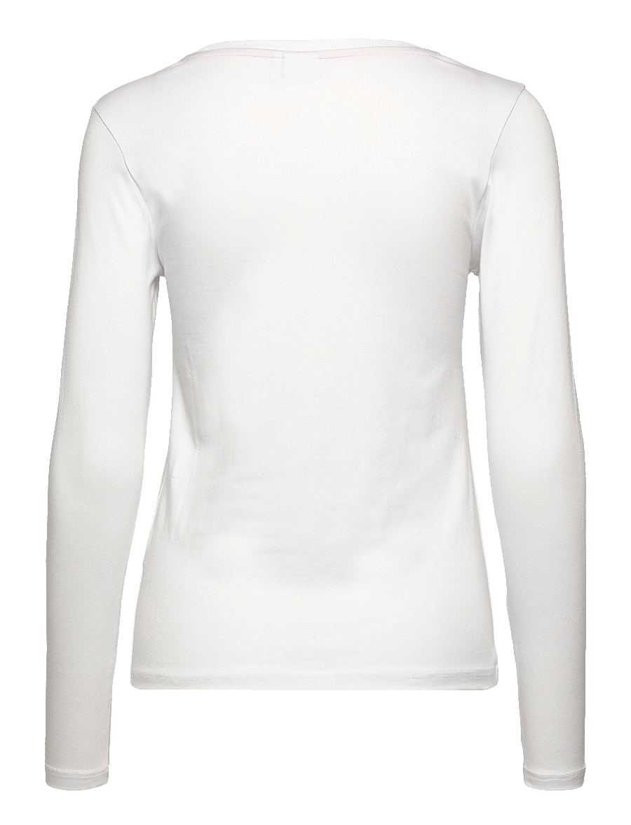 Nümph - NUKAZUMI LS BLOUSE - langermede topper - bright white - 2